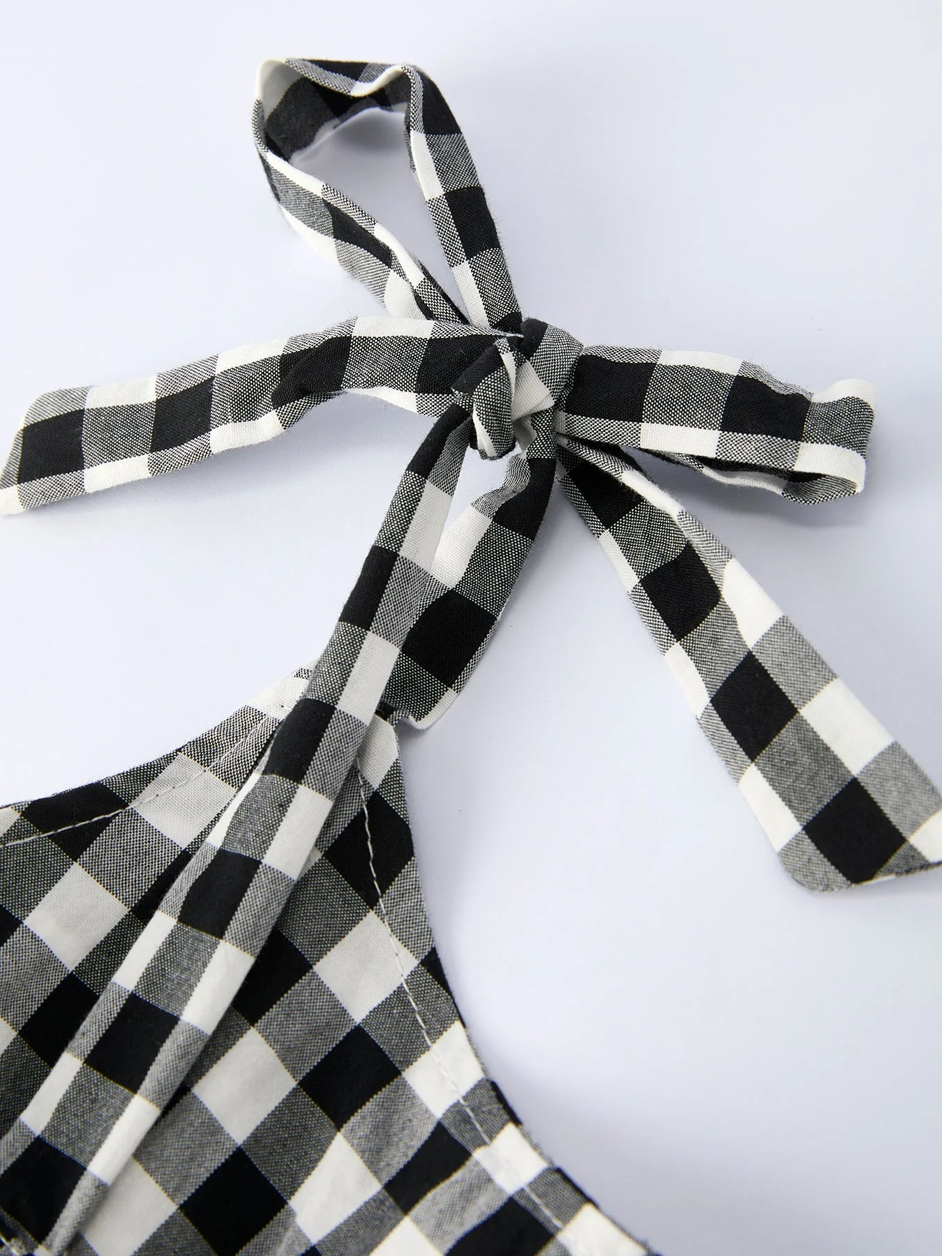 Mommy & Me Plaid Girl Smocked Ruffle Dress - Image 7