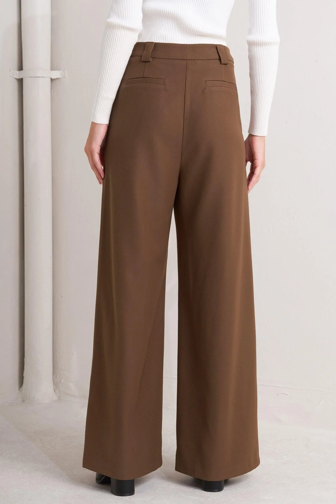 Monday Flow Brown Woven Pants - Image 5