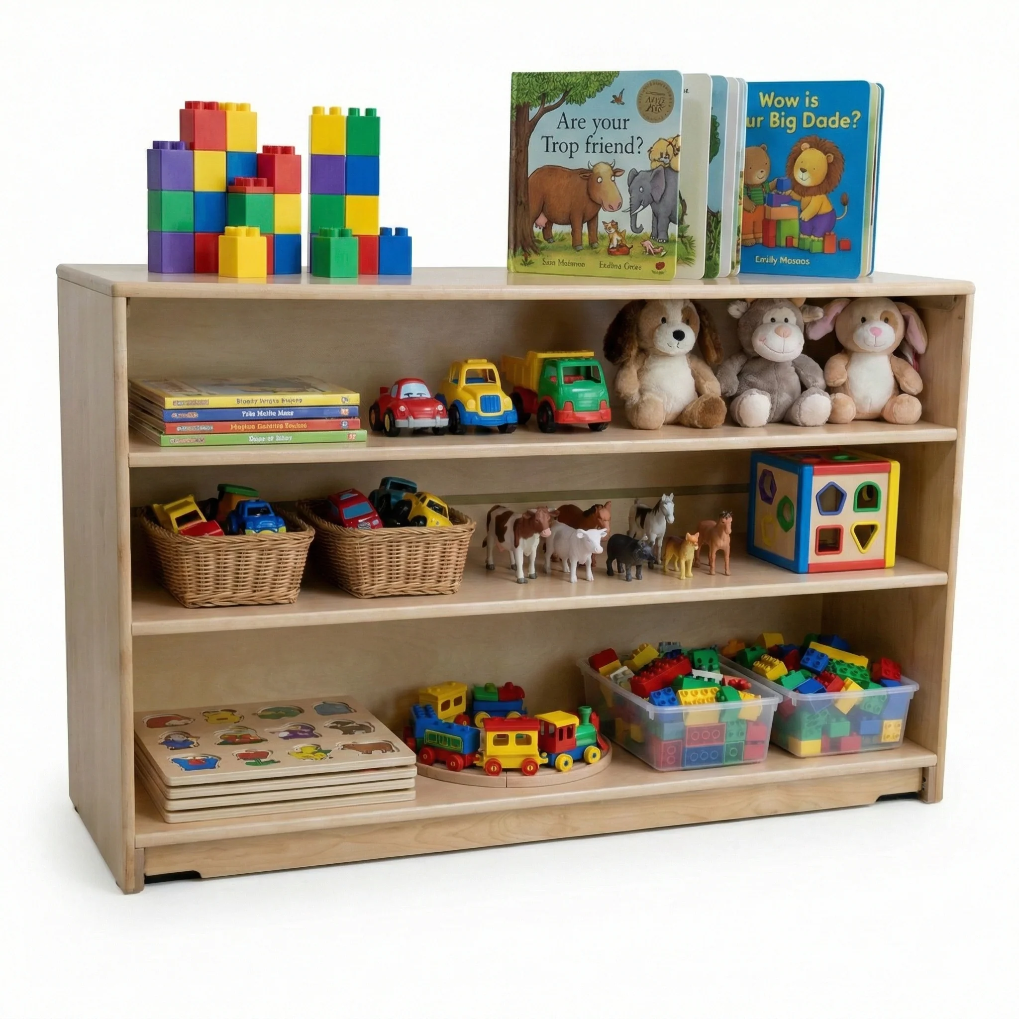 Montessori Classroom Shelf - 5' x 32" - Image 5