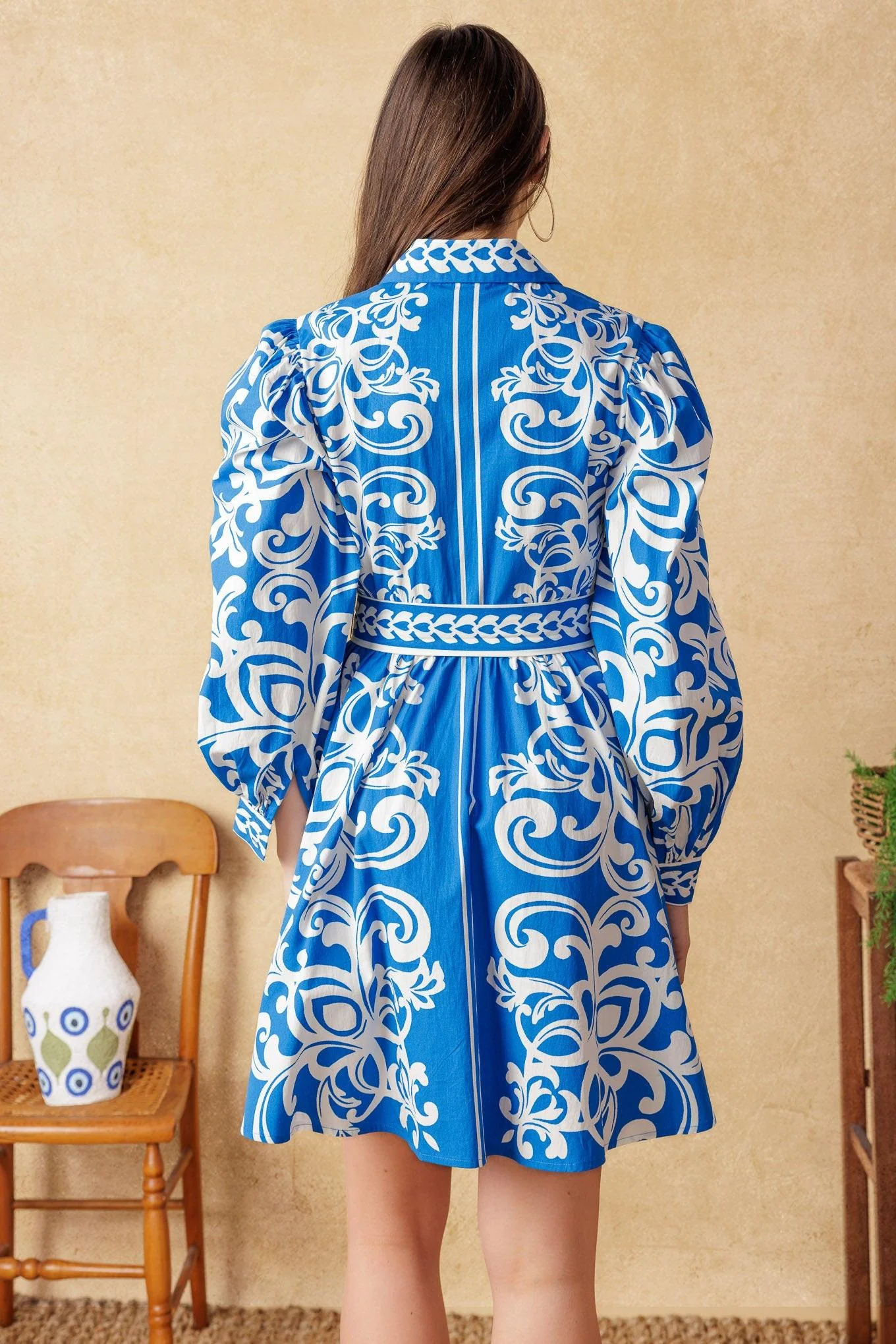 Moonstone Dreams Woven Mini Dress - Image 2