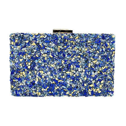 Mother of Pearl Cluster Clutch Crossbody Bag - Image 2