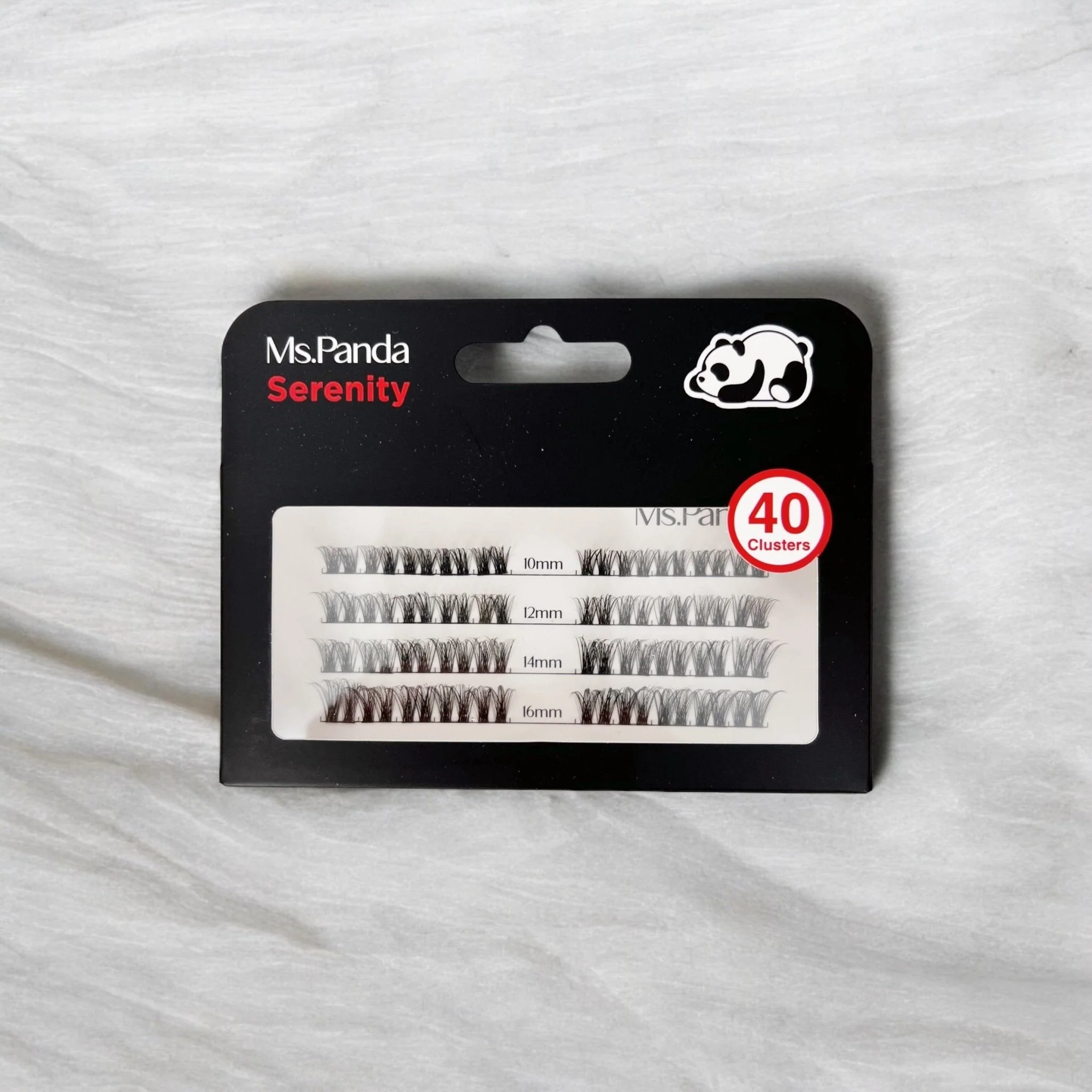 Ms. Panda Cluster Lashes – 10–16mm Mix Curl False Eyelash Set - Image 6