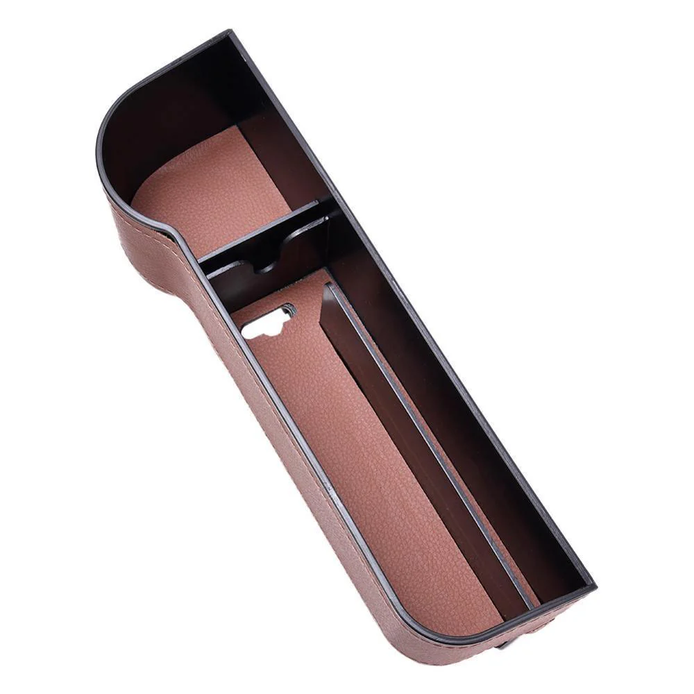 Multifunctional Car Seat Gap Storage Box Cup PU Leather Pocket Catcher Organizer Phone Bottle Cups Holder Car Accessories - Image 25