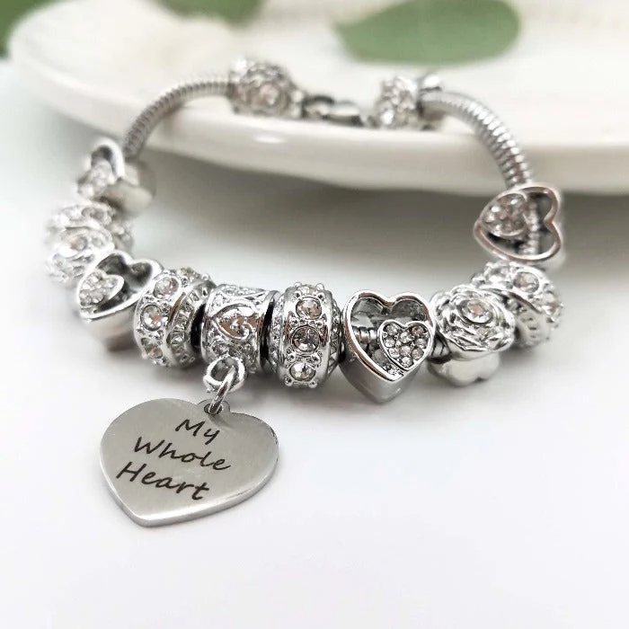 My Whole Heart Birthstone Bracelet - Image 4