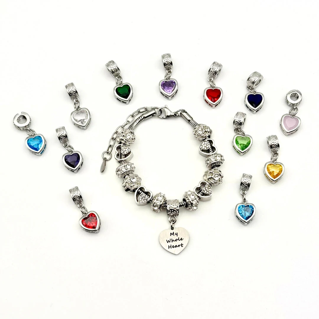 My Whole Heart Birthstone Bracelet - Image 6