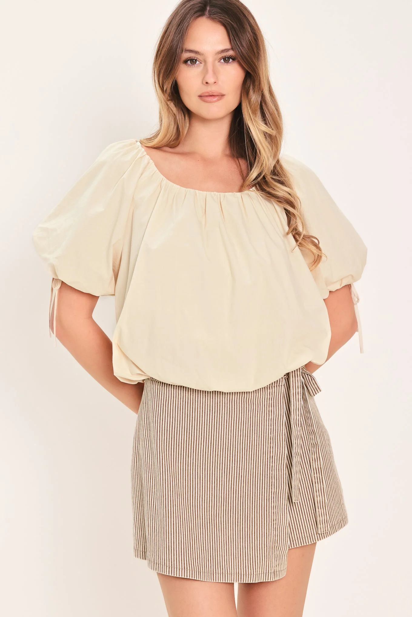 Natural Charm Woven Top - Image 4