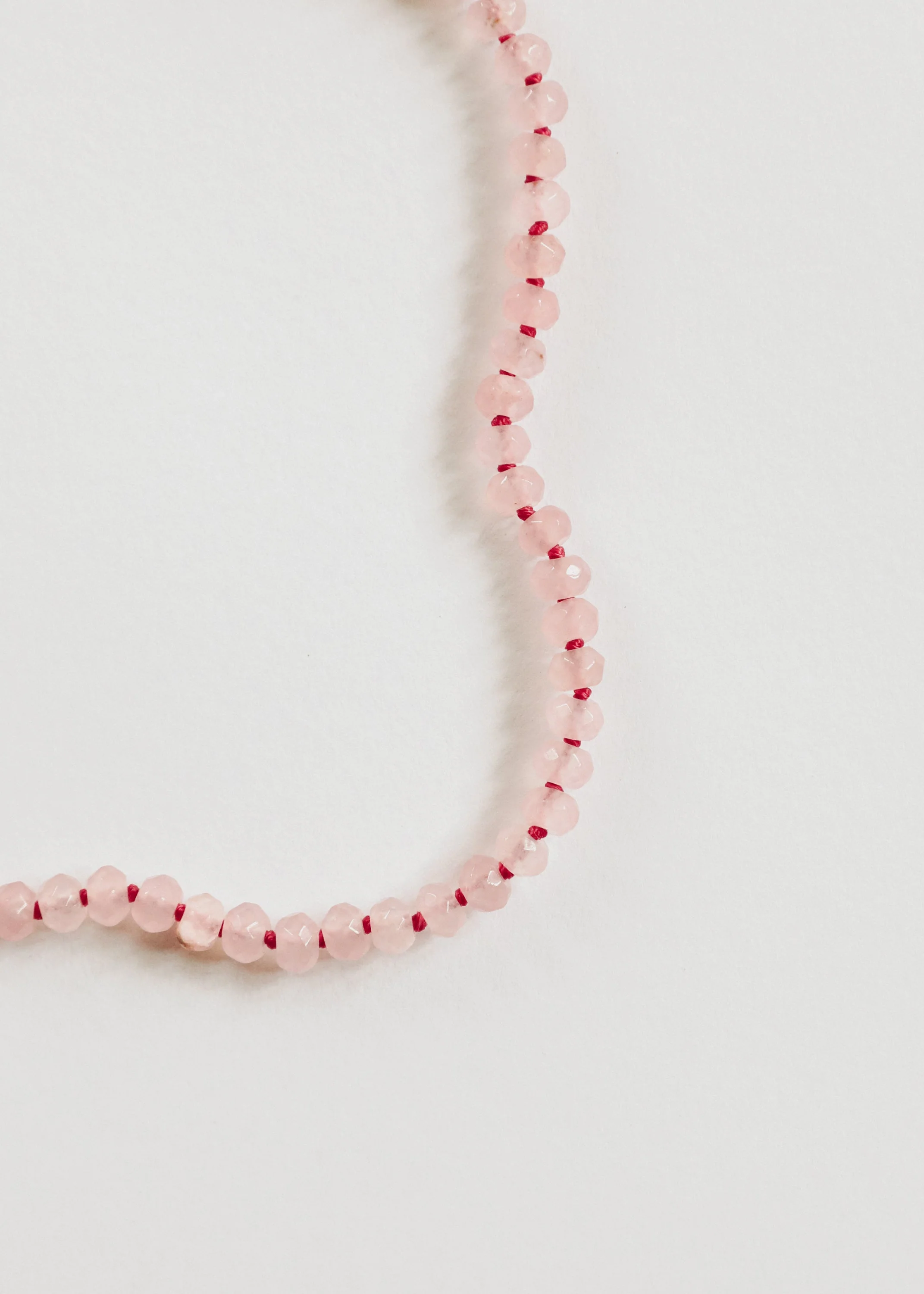 Natural Rose Quartz + 14k Gold Filled Toggle || Gemstone Bracelet - Image 3
