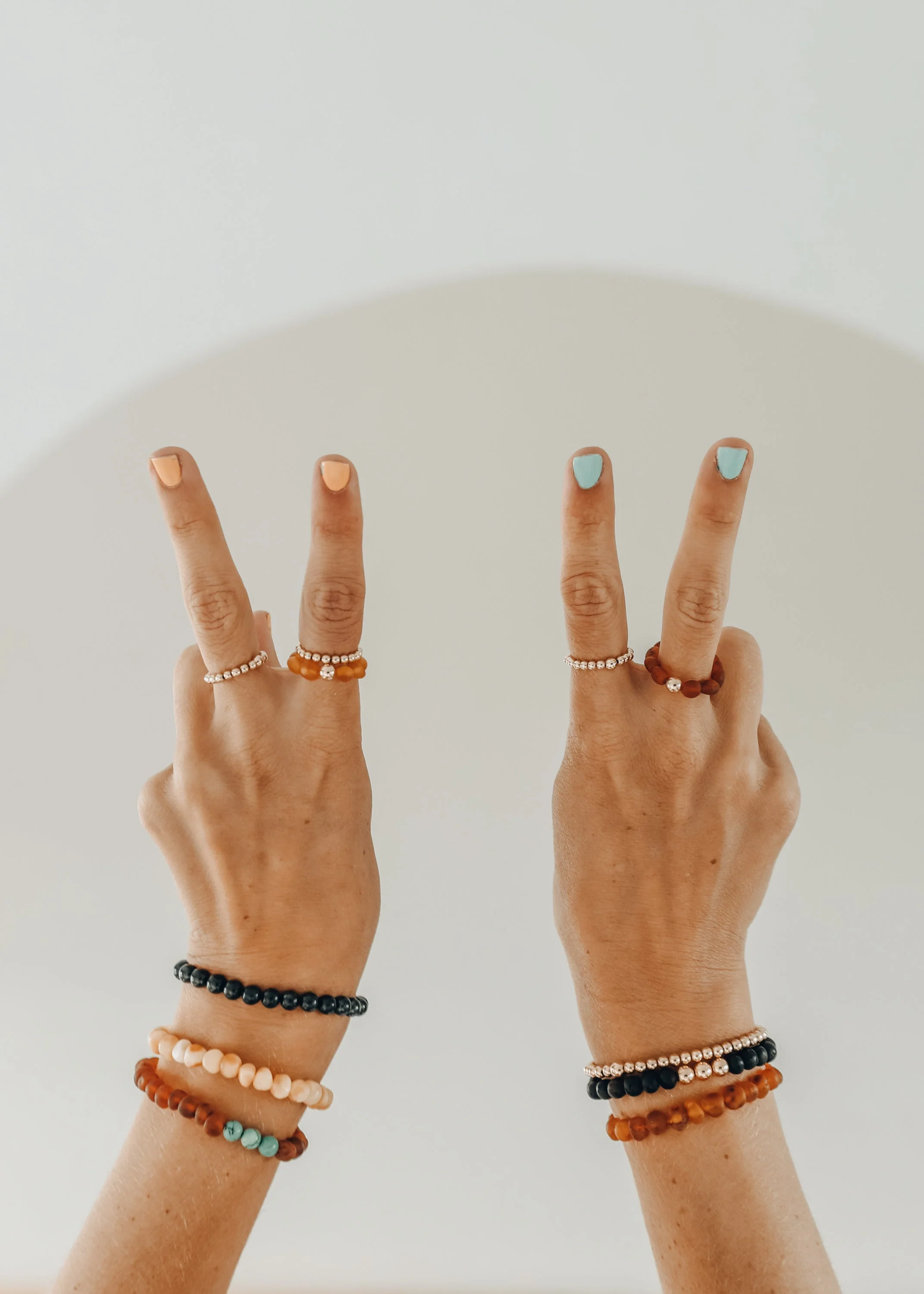 Natural Turquoise + 14k Gold Filled || Adult Ring - Image 7