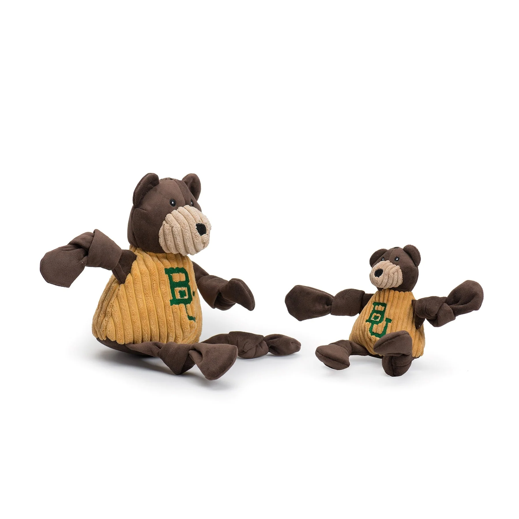 NCAA Baylor University, Bruiser the Bear Knottie® Plush Dog Toy - Image 3