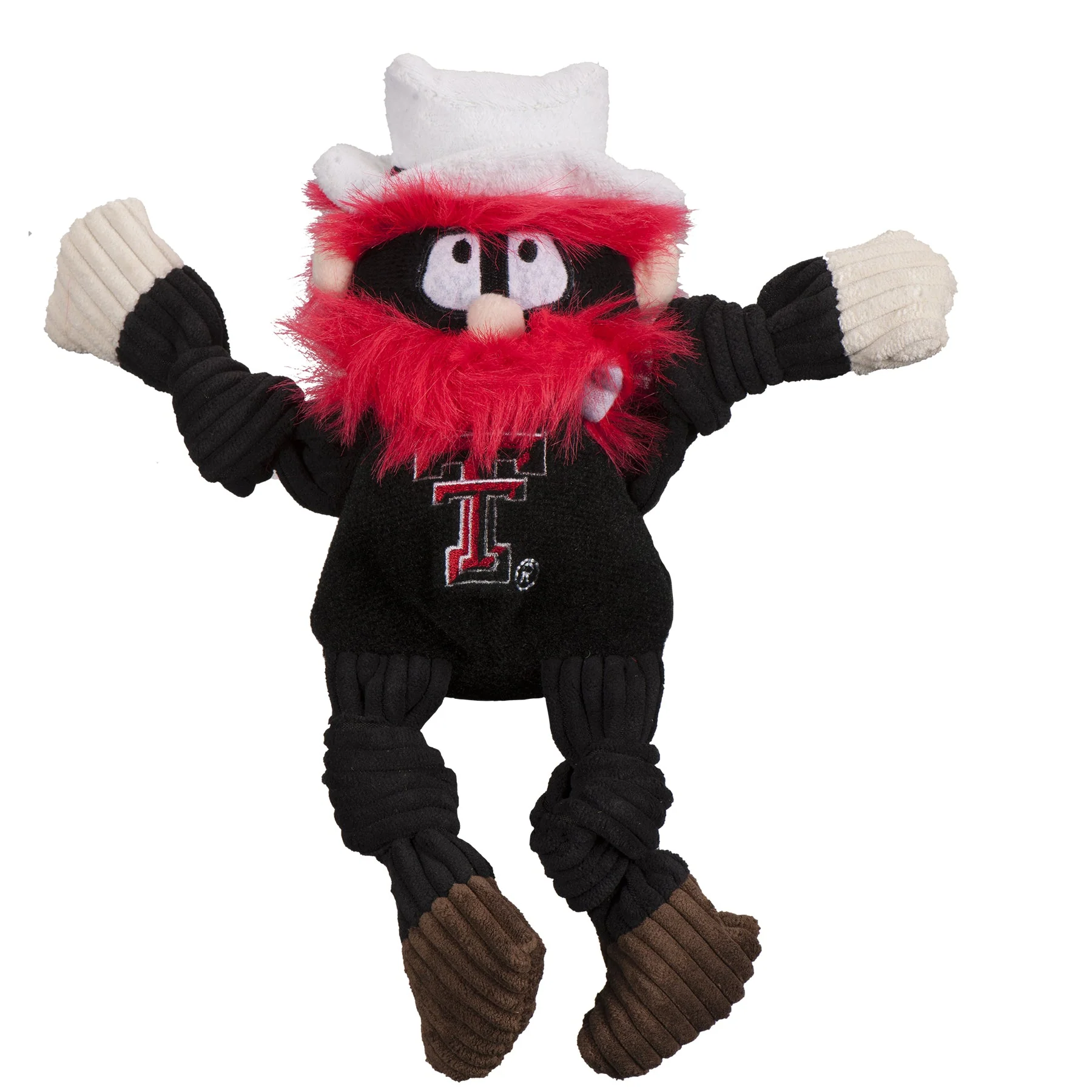 NCAA Texas Tech University, Raider Red Knottie® Plush Dog Toy - Image 3