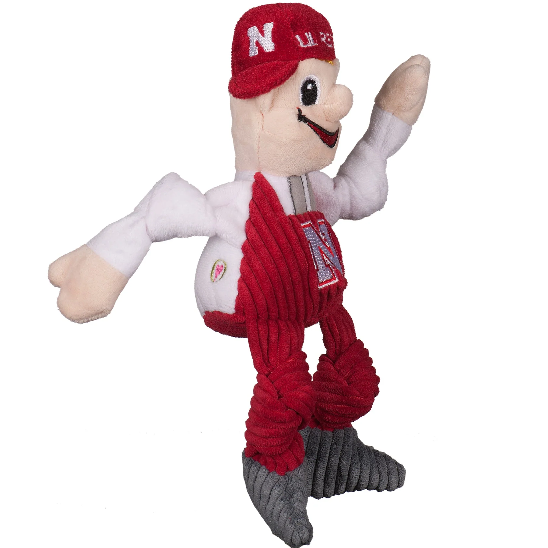 NCAA University of Nebraska, Lil Red Knottie® Plush Dog Toy - Image 4