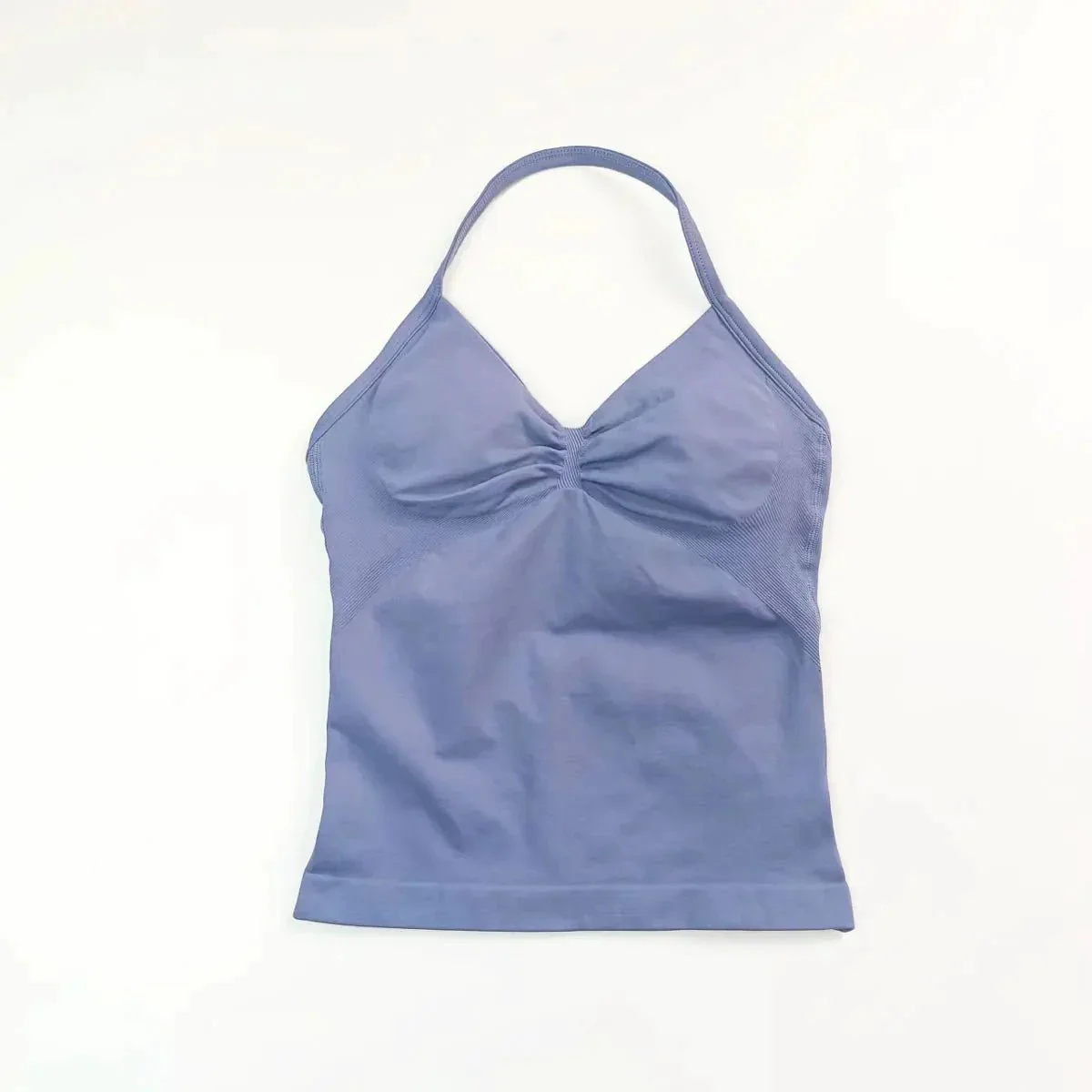 NCLAGEN Impact Longline Strappy Top Sports Yoga Vest Women's Fitness Tank Top Gym Beautiful Open Back Bra Running Workout Halter - Image 103