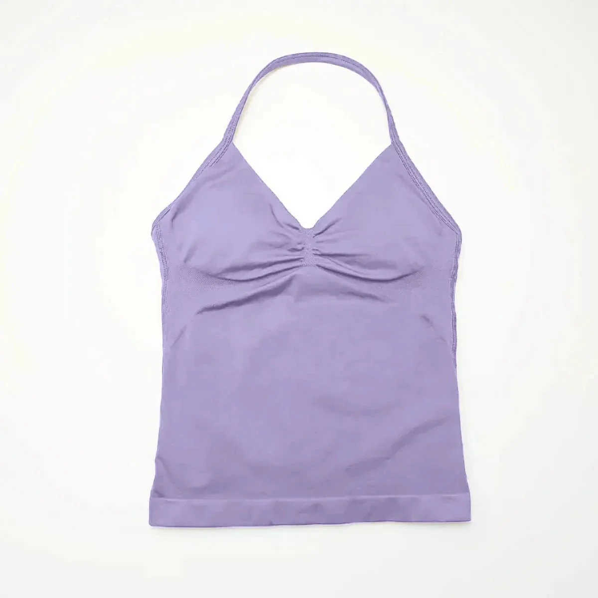 NCLAGEN Impact Longline Strappy Top Sports Yoga Vest Women's Fitness Tank Top Gym Beautiful Open Back Bra Running Workout Halter - Image 118