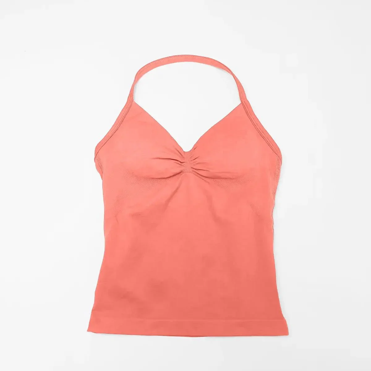 NCLAGEN Impact Longline Strappy Top Sports Yoga Vest Women's Fitness Tank Top Gym Beautiful Open Back Bra Running Workout Halter - Image 122