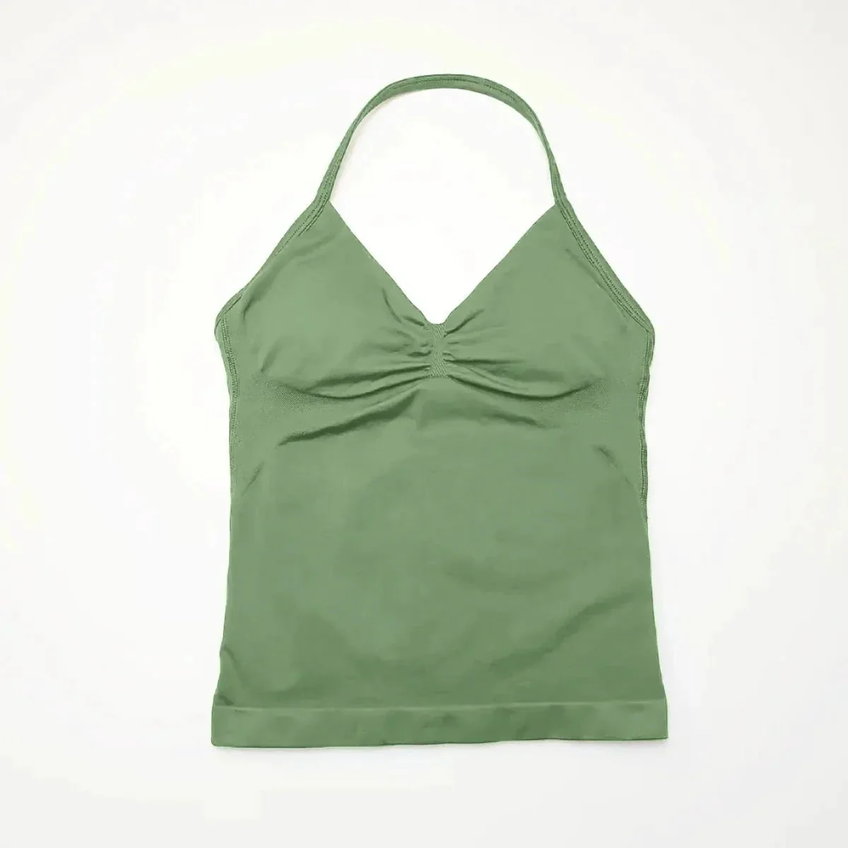NCLAGEN Impact Longline Strappy Top Sports Yoga Vest Women's Fitness Tank Top Gym Beautiful Open Back Bra Running Workout Halter - Image 20