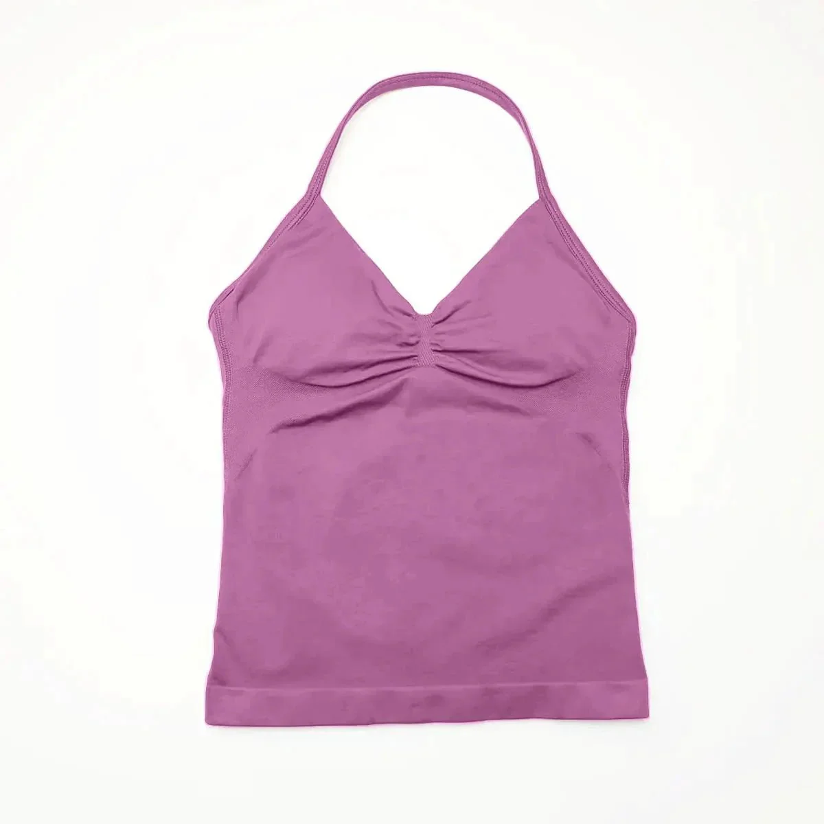 NCLAGEN Impact Longline Strappy Top Sports Yoga Vest Women's Fitness Tank Top Gym Beautiful Open Back Bra Running Workout Halter - Image 22