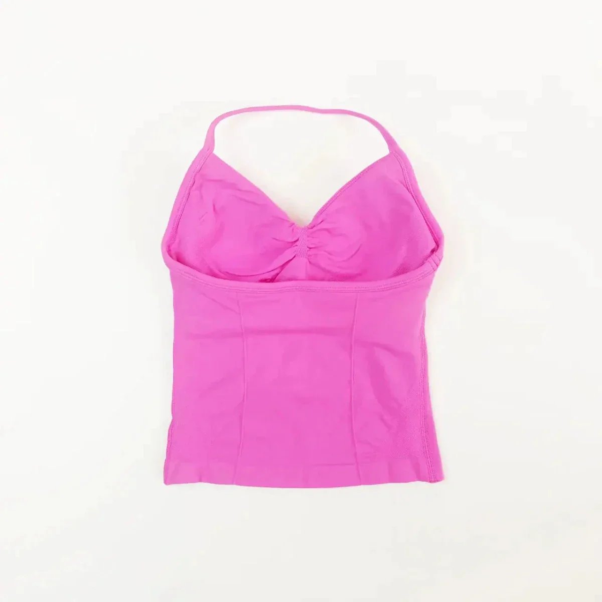 NCLAGEN Impact Longline Strappy Top Sports Yoga Vest Women's Fitness Tank Top Gym Beautiful Open Back Bra Running Workout Halter - Image 5