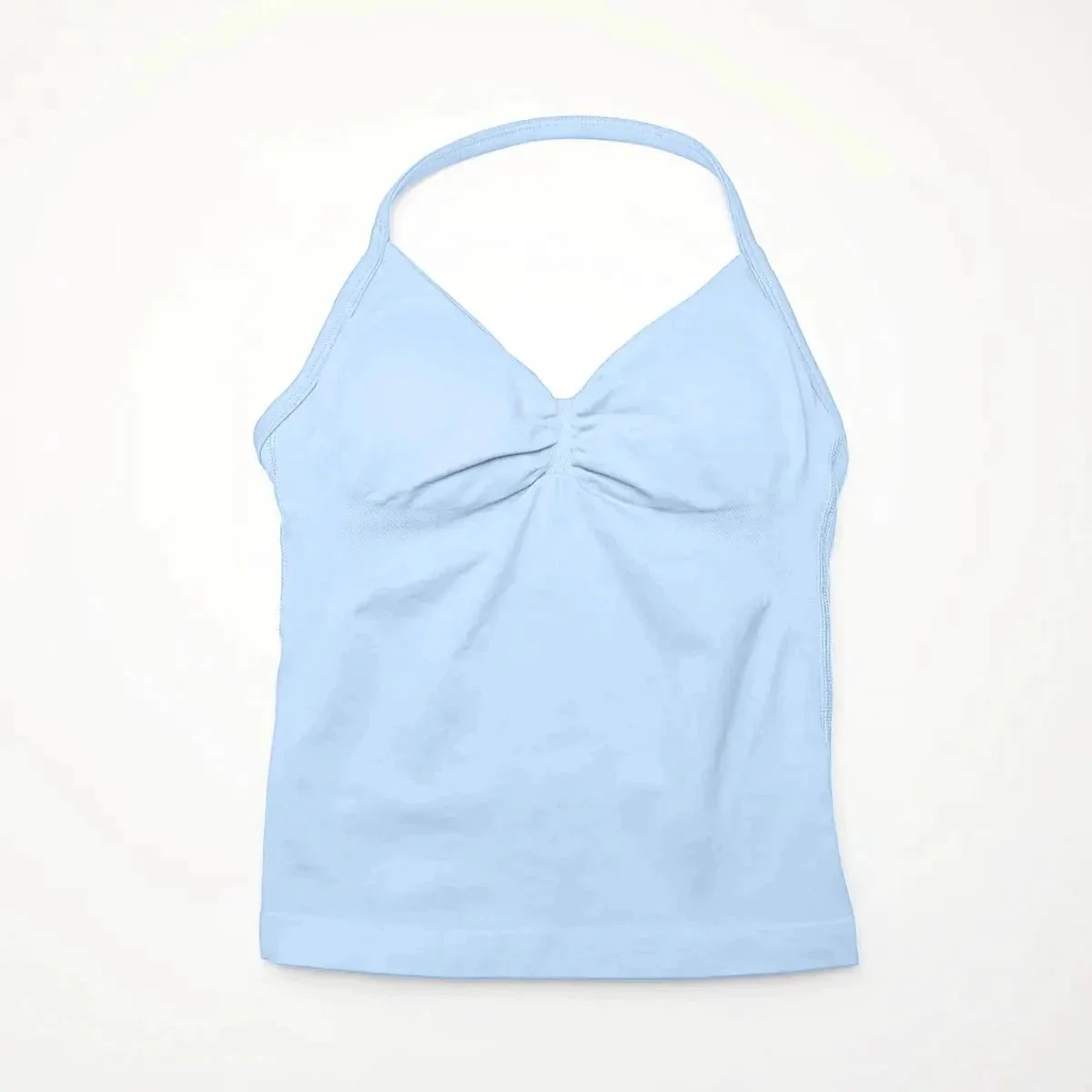 NCLAGEN Impact Longline Strappy Top Sports Yoga Vest Women's Fitness Tank Top Gym Beautiful Open Back Bra Running Workout Halter - Image 53