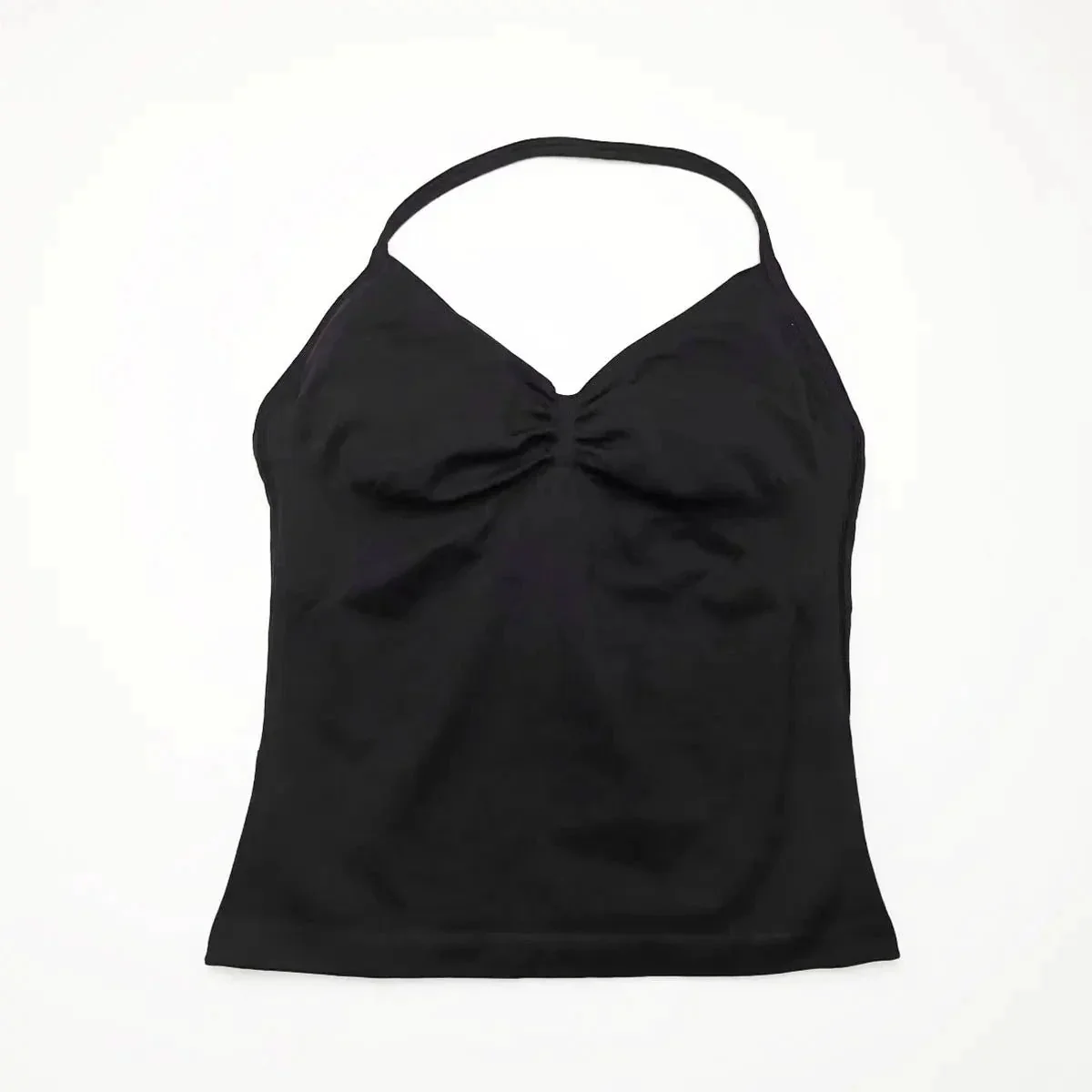 NCLAGEN Impact Longline Strappy Top Sports Yoga Vest Women's Fitness Tank Top Gym Beautiful Open Back Bra Running Workout Halter - Image 87