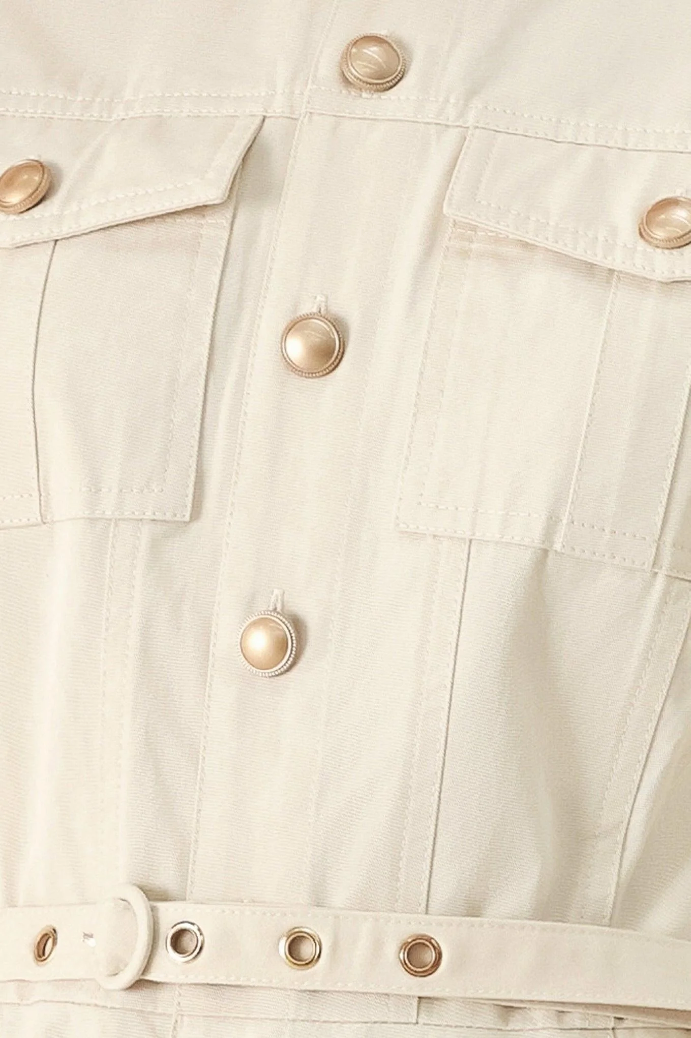 Neutral Command Woven Shirt Dress - Image 8