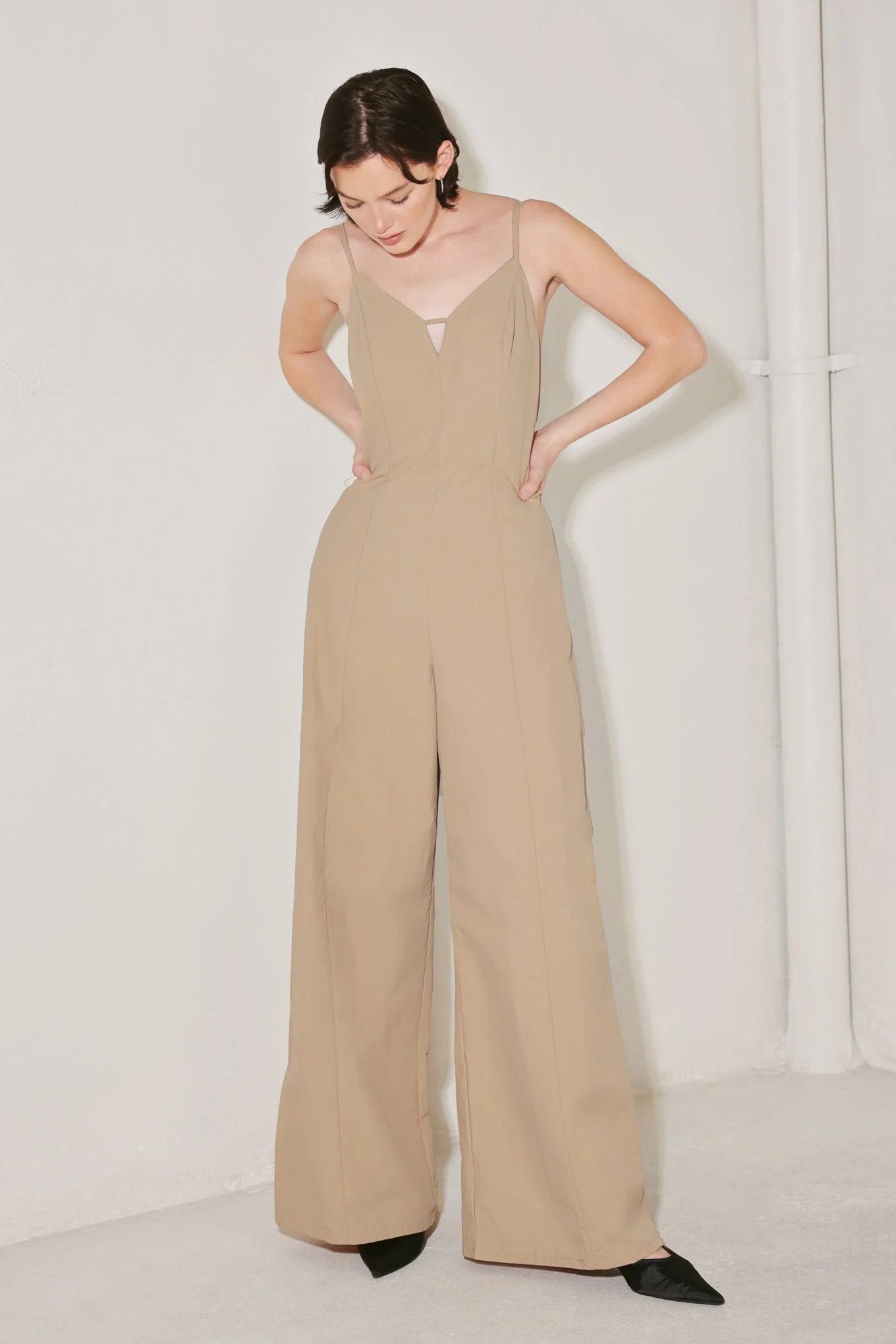 Neutral Goddess Woven Jumpsuit - Image 6