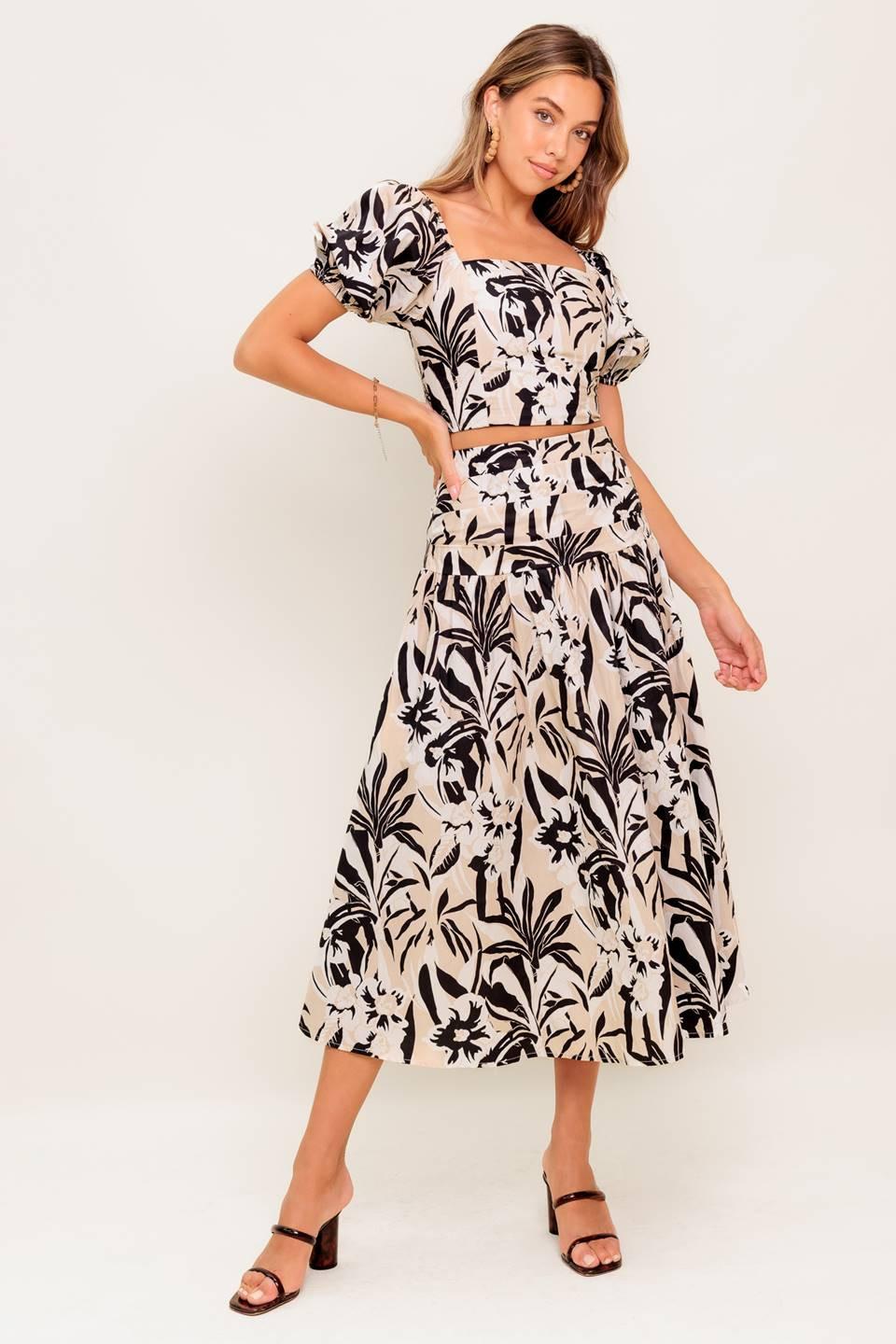 Neutral Zone Woven Top and Skirt Set - Image 7