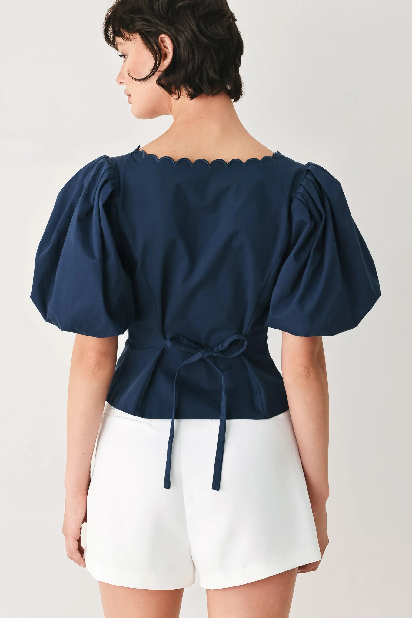 Never Ordinary White Woven Top - Image 11