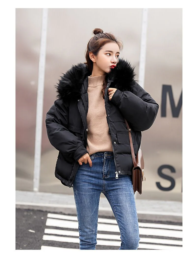New Arrival Down Jacket Winter Jacket Women Single Full Slim Hair Cotton-padded Clothes Big Jacket Coat - Image 21
