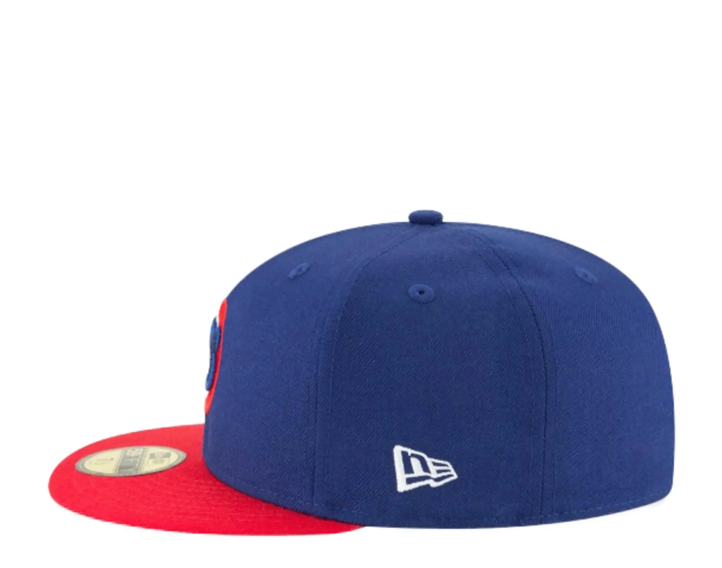 New Era 59Fifty Chicago Cubs 1979 Cooperstown Men Fitted Hat Royal Blue/Red - Image 4
