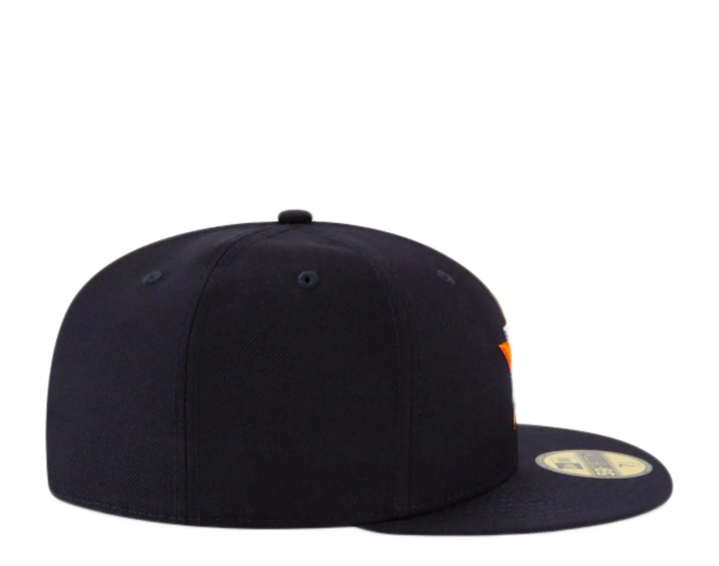 New Era 59Fifty Houston Astros 2017 World Series Men Fitted Hat Navy Blue - Image 5