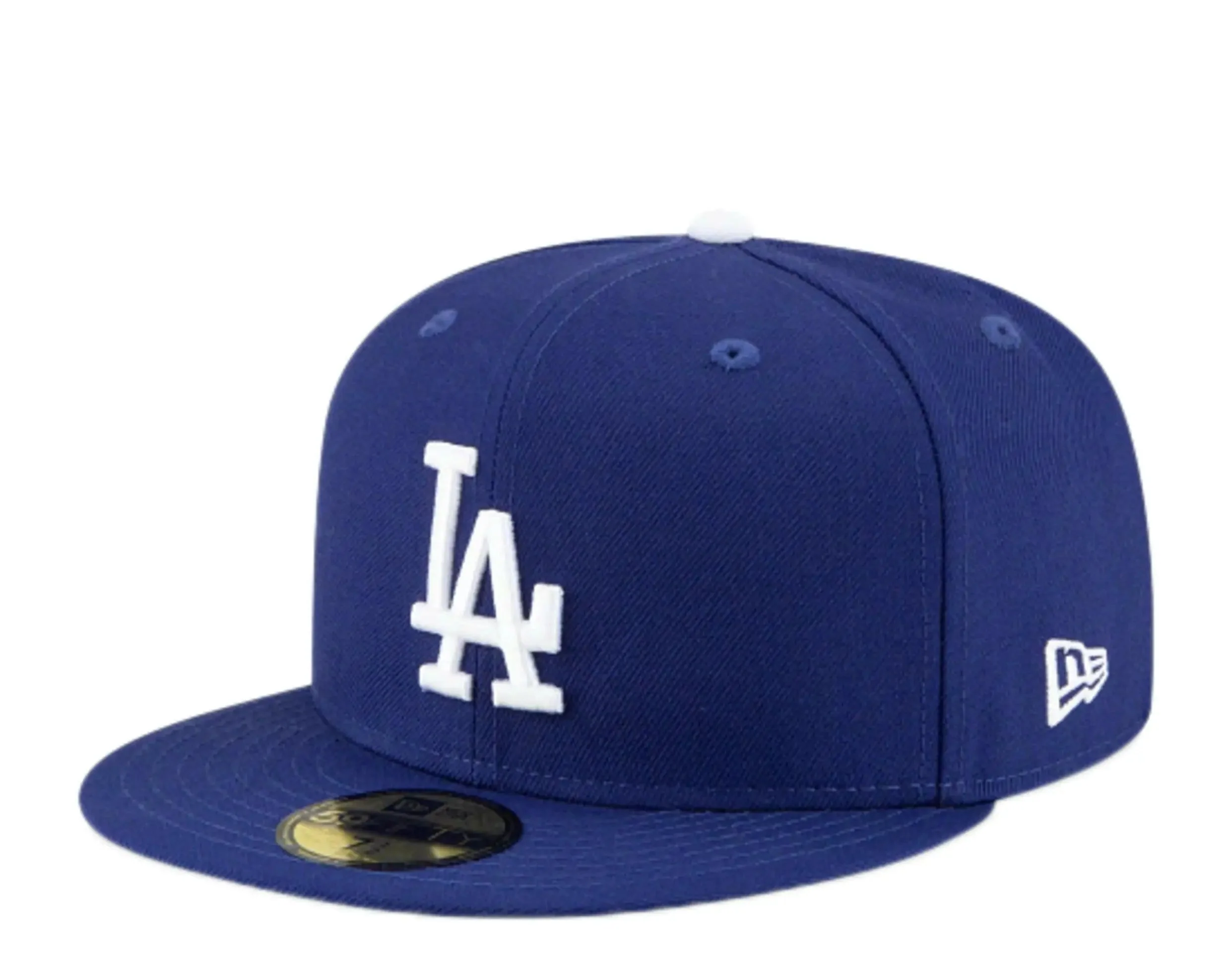 New Era 59Fifty Men Los Angeles Dodgers Icy 1980 ASG Side Patch Fitted Hat Royal/Baby Blue - Image 3
