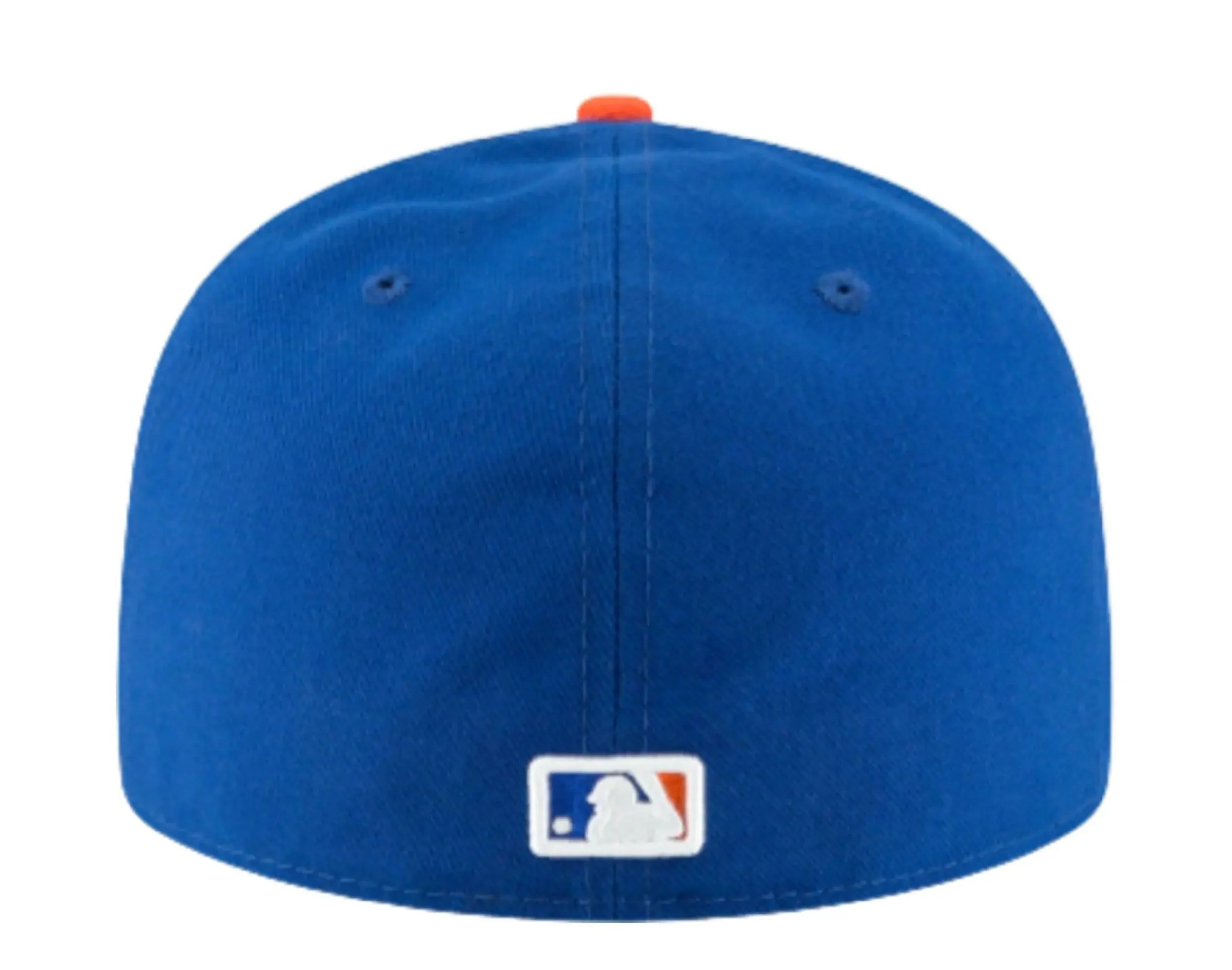 New Era 59Fifty Men New York Mets Authentic Collection Fitted Hat Royal/Orange - Image 6