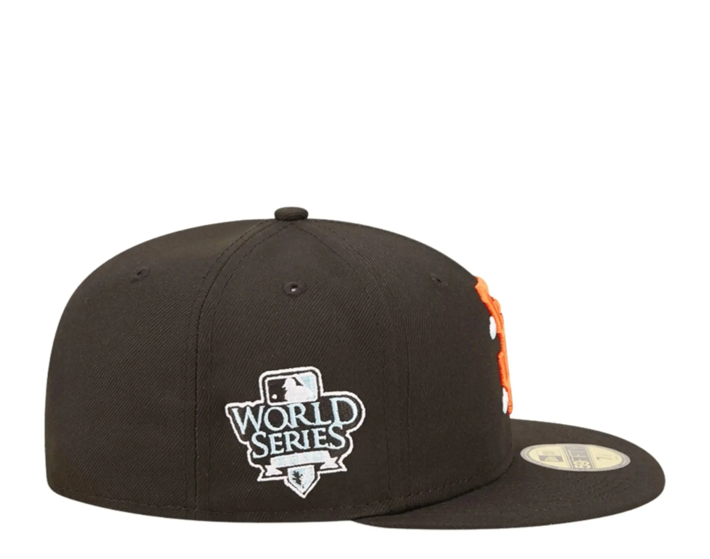 New Era 59Fifty MLB San Francisco Giants Comic Cloud Fitted Hat Black - Image 4