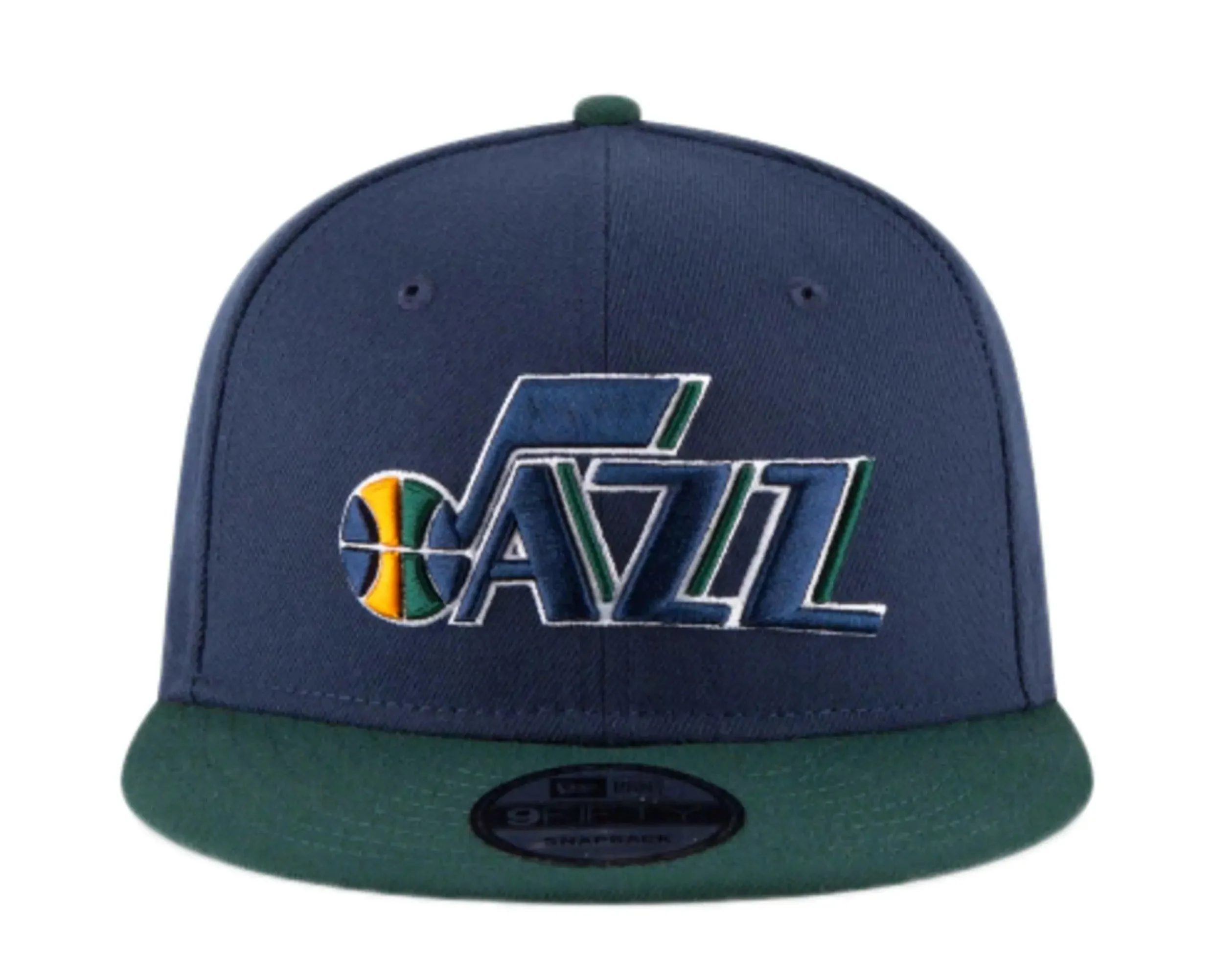 New Era 9Fifty Men Snapback Hat Navy/Green - Image 2