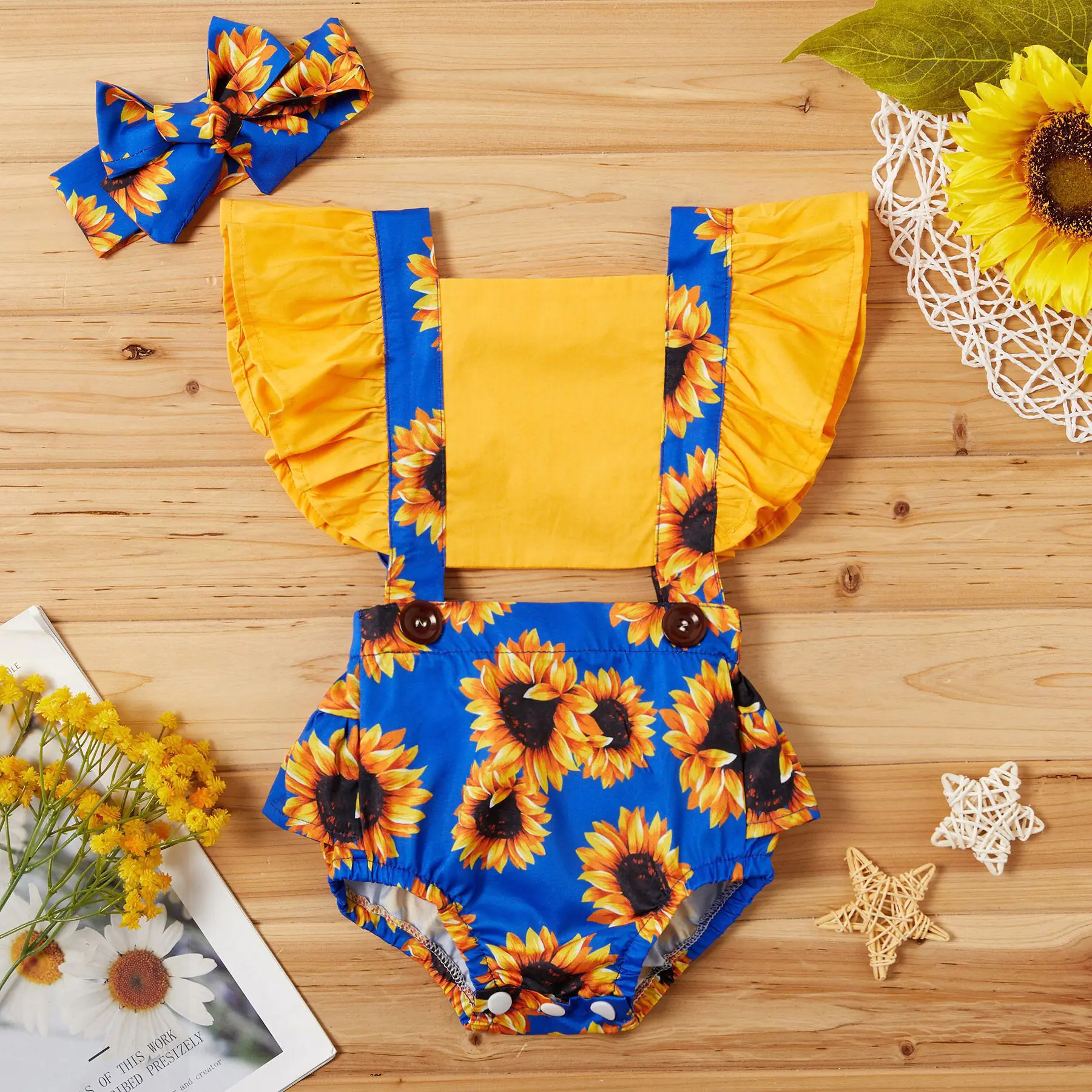 New Girls' Jumpsuit with Suspenders - Image 5