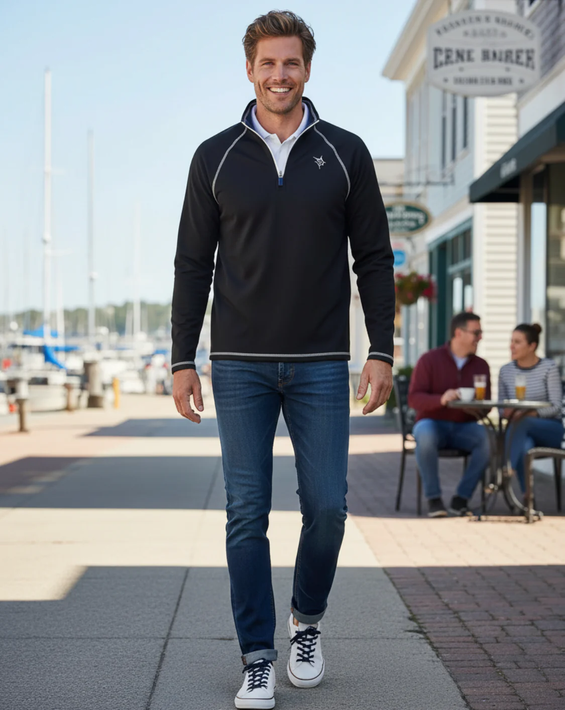 New Harbor Quarter Zip Effortless Comfort - Image 2