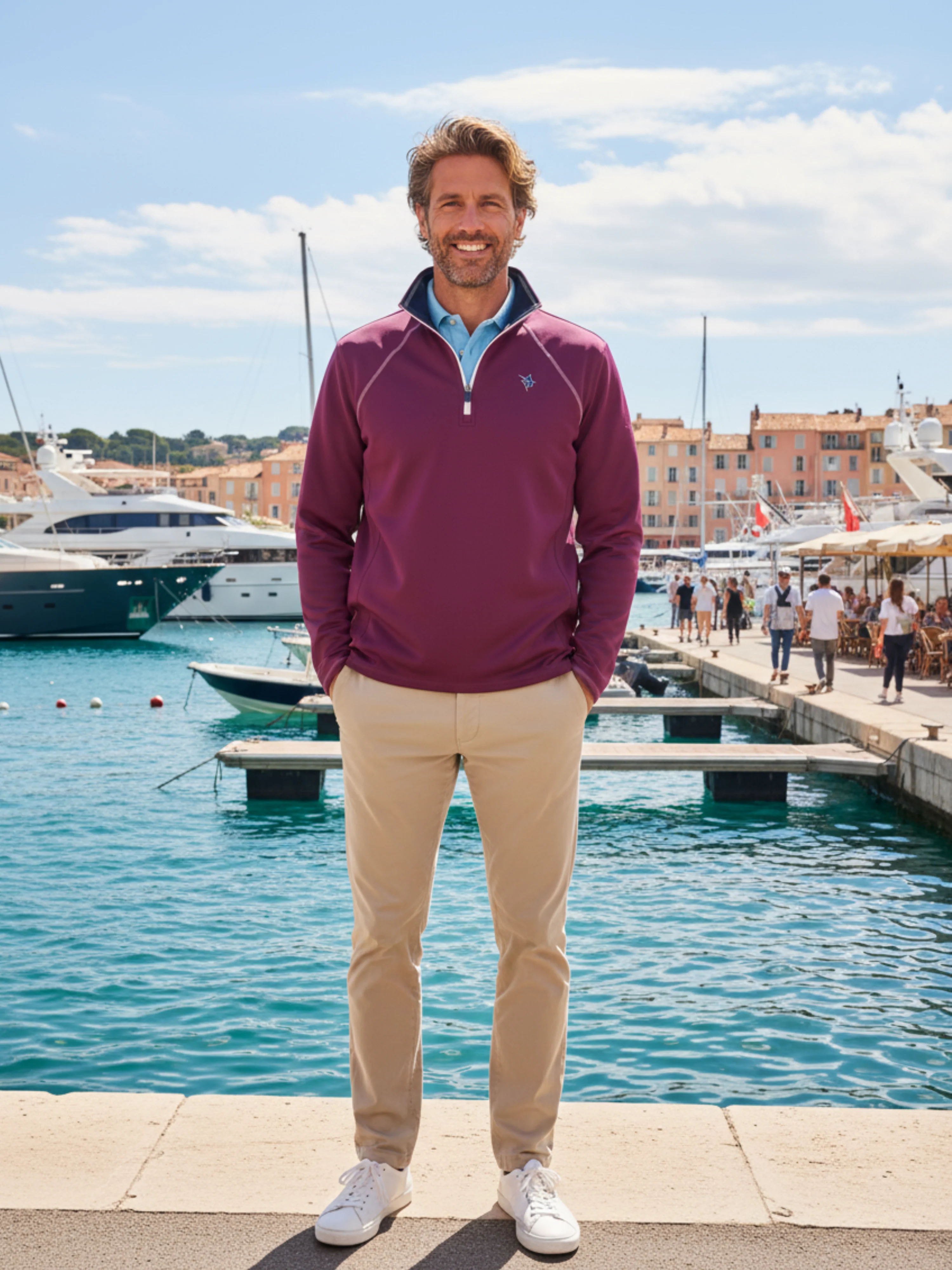 New Harbor Quarter Zip Effortless Comfort - Image 4