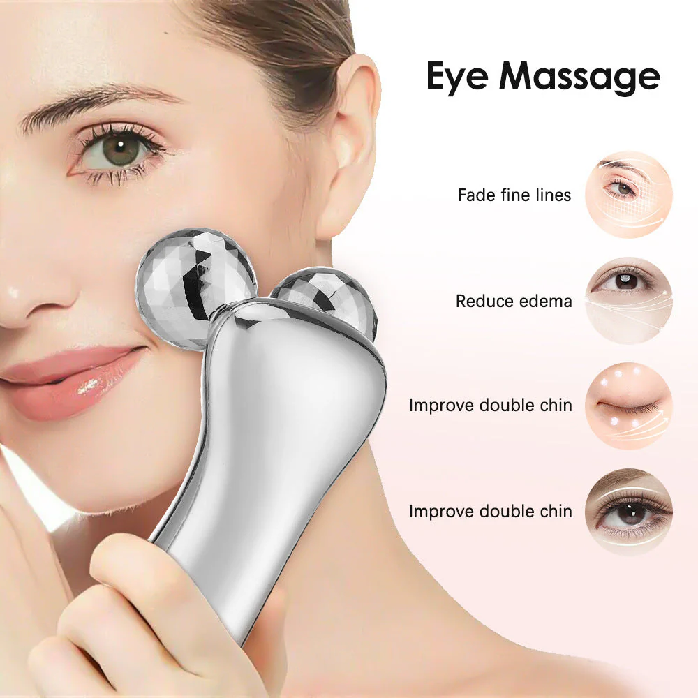 New Roller Massage Instrument Facial Intelligent Pulse Face Slimming Device Domestic Beauty Apparatus - Image 2
