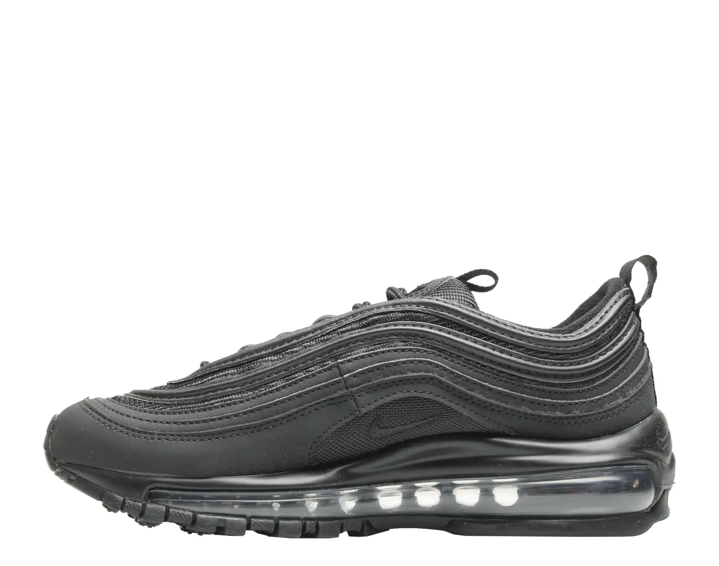 Nike Air Max 97 OG Big Kids Running Shoes Black/Black-Black - Image 4