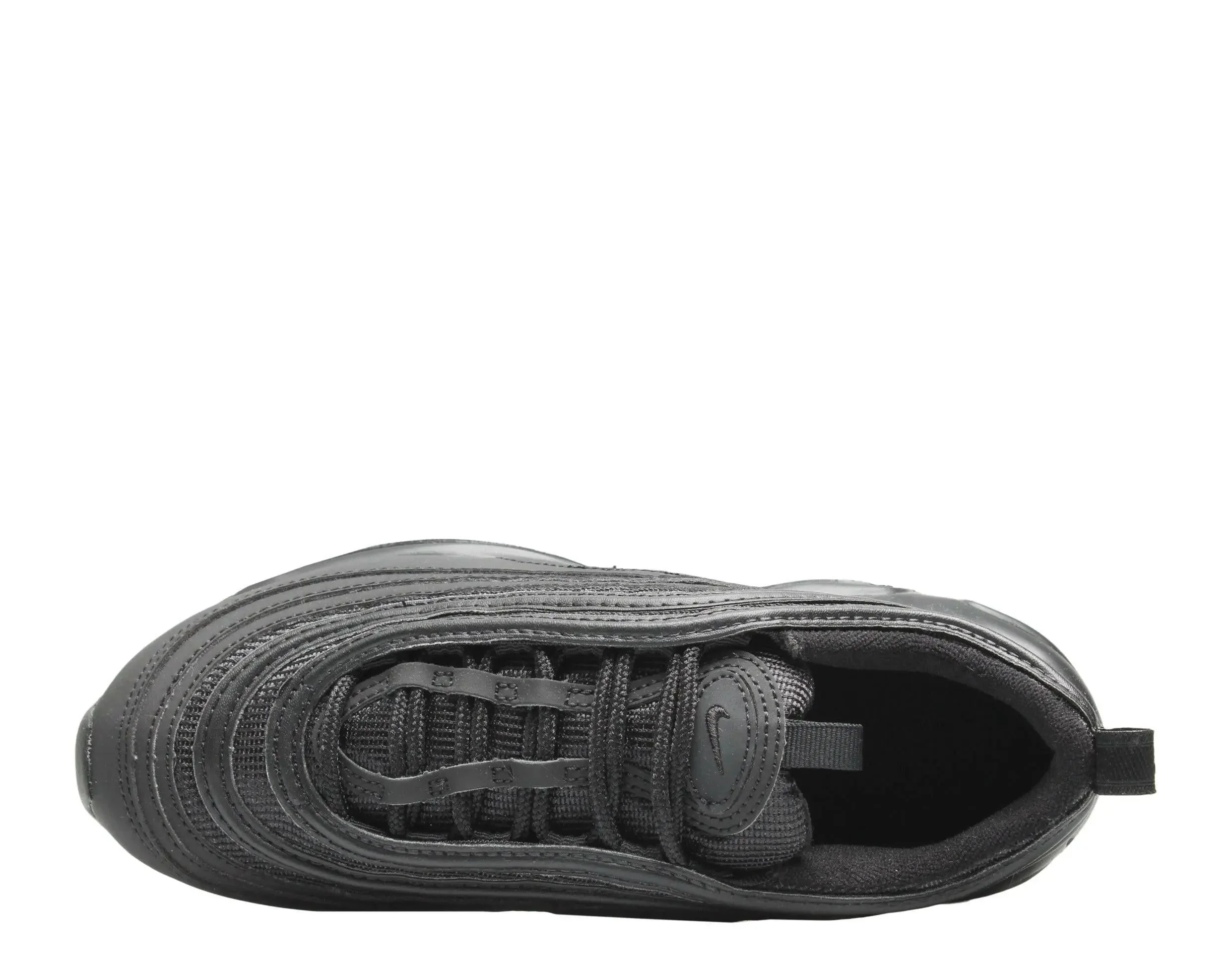 Nike Air Max 97 OG Big Kids Running Shoes Black/Black-Black - Image 5