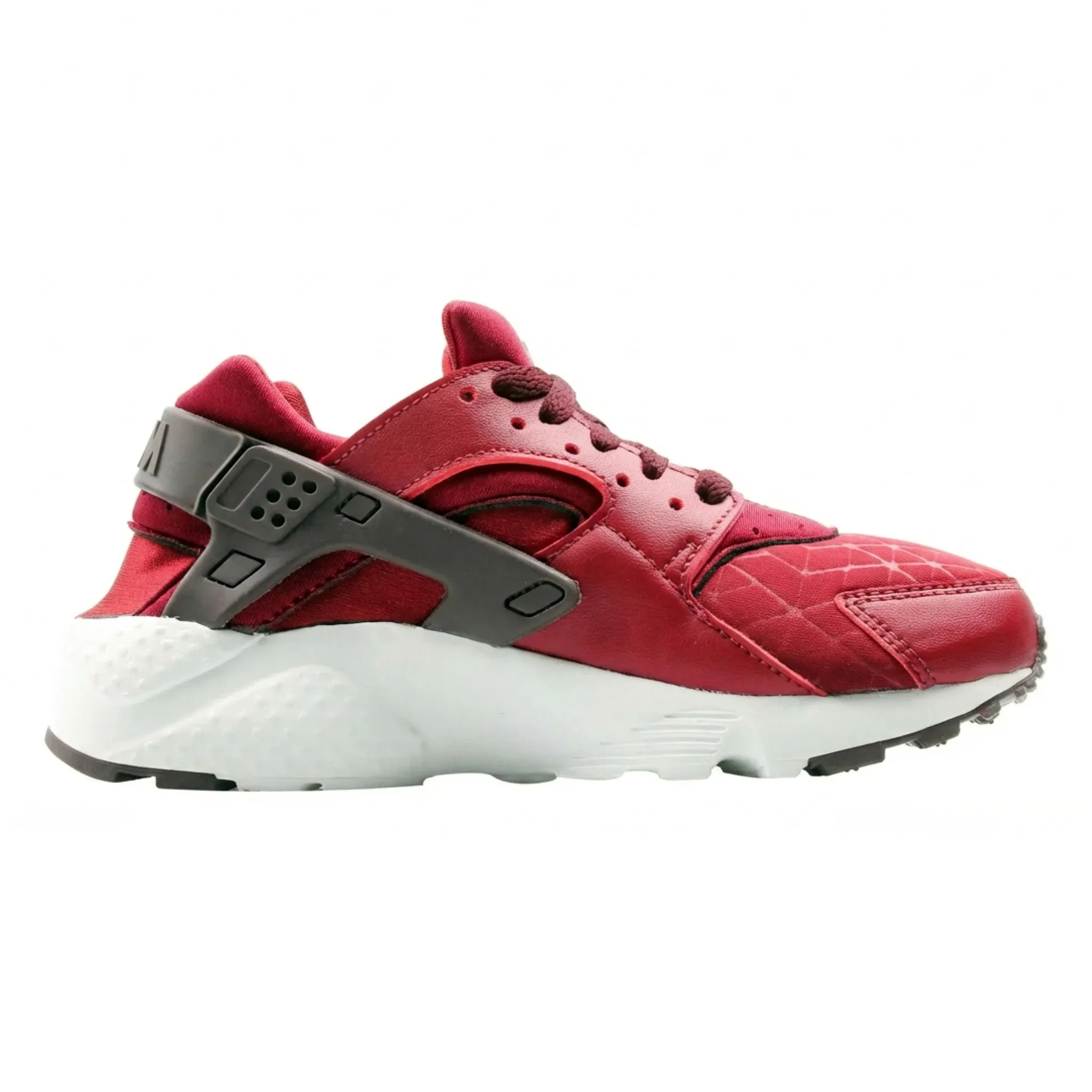 Nike Huarache Run TU Big Kids Running Shoes Team Red/Burgundy Crush