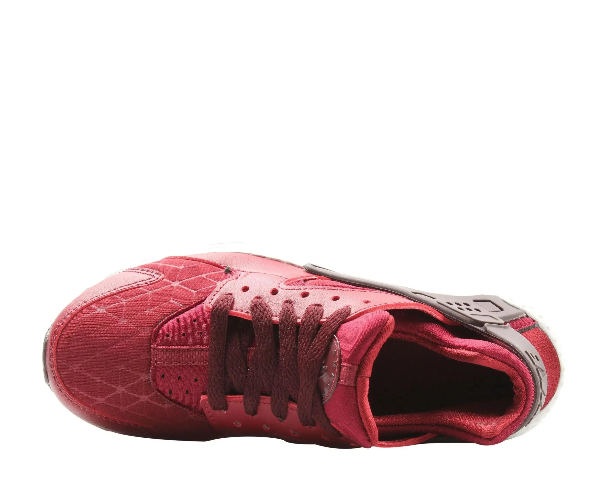 Nike Huarache Run TU Big Kids Running Shoes Team Red/Burgundy Crush - Image 5