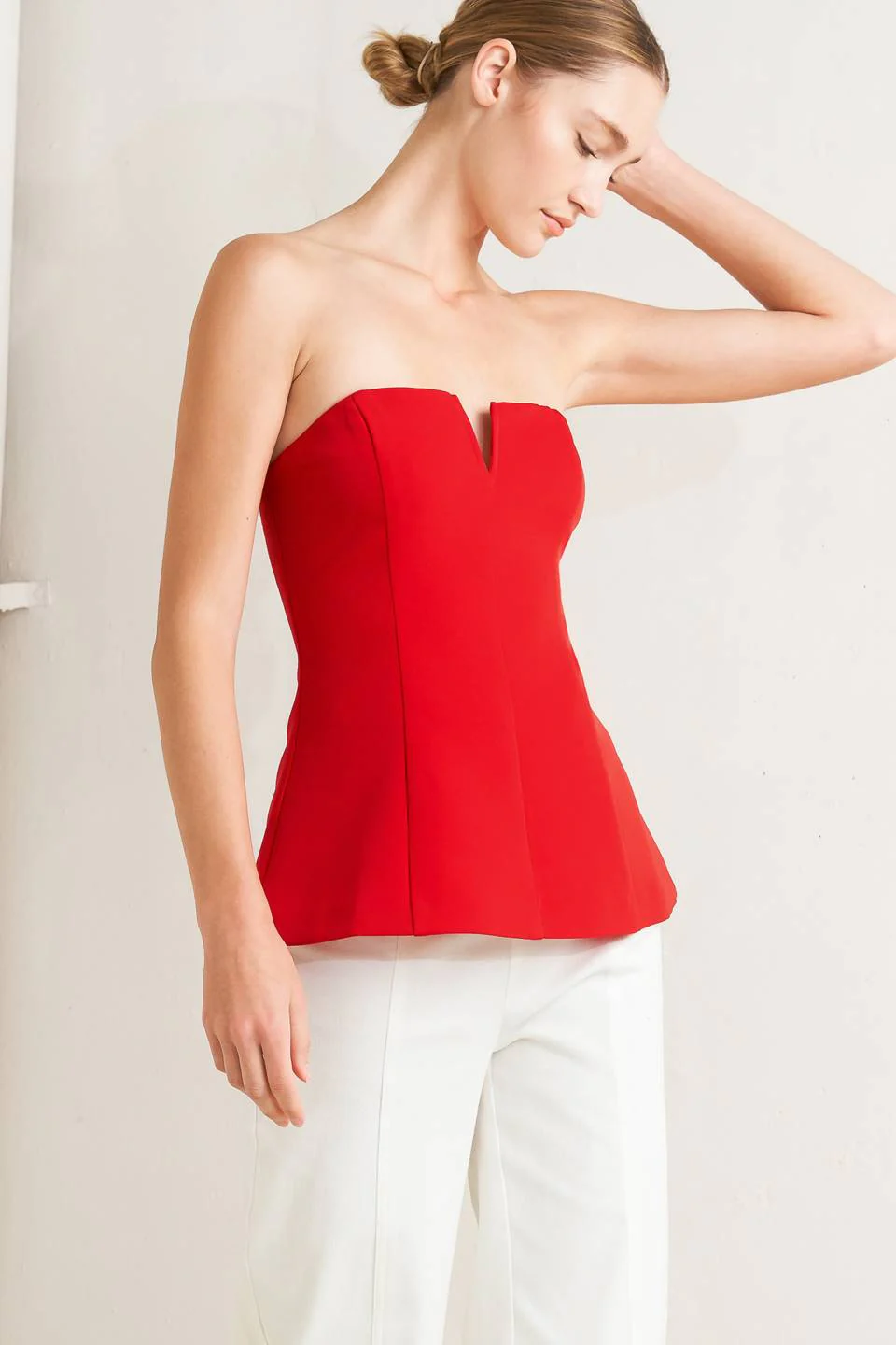 Noir Contour Woven Top - Image 4