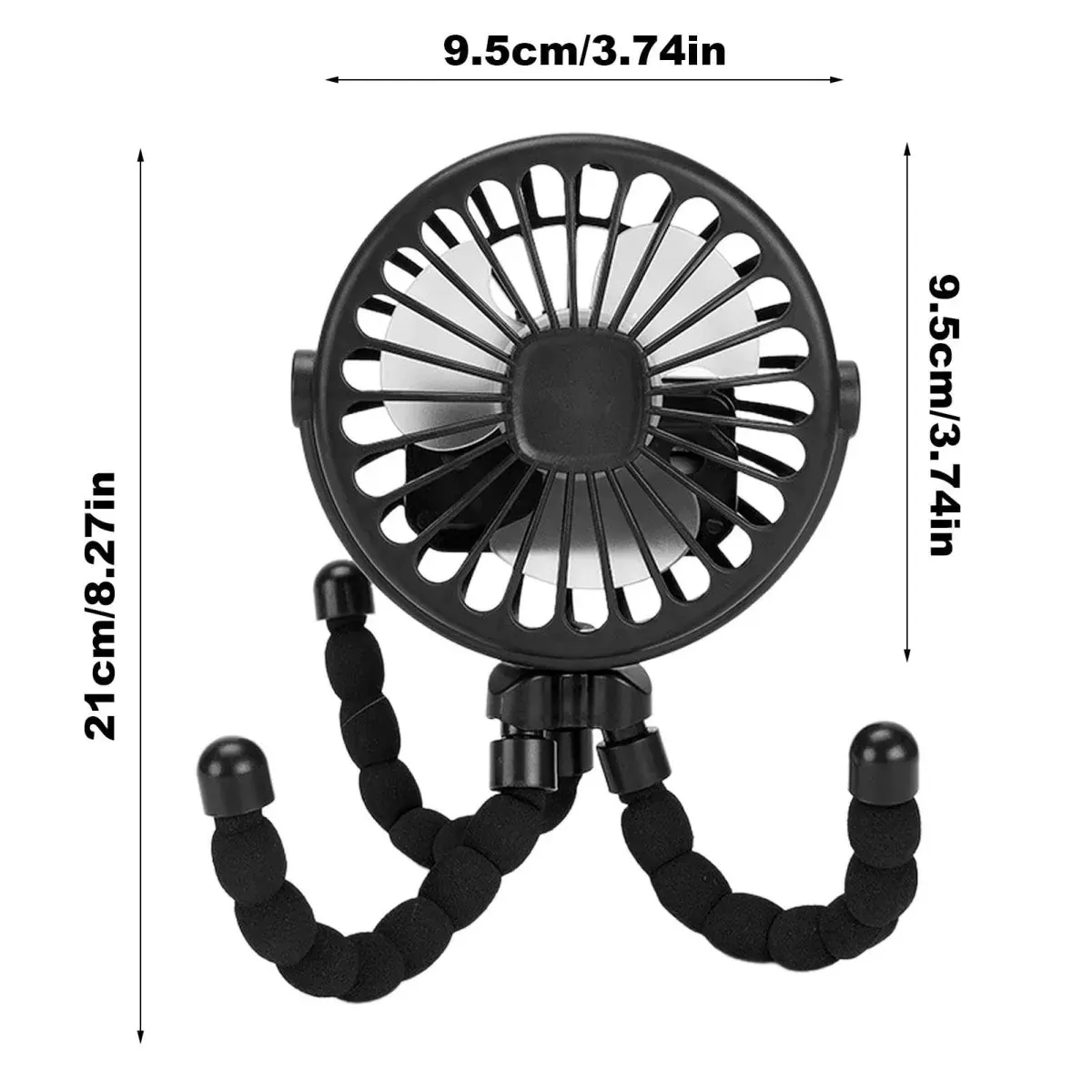Octopus-Shaped Flexible Mini Fan - Image 4