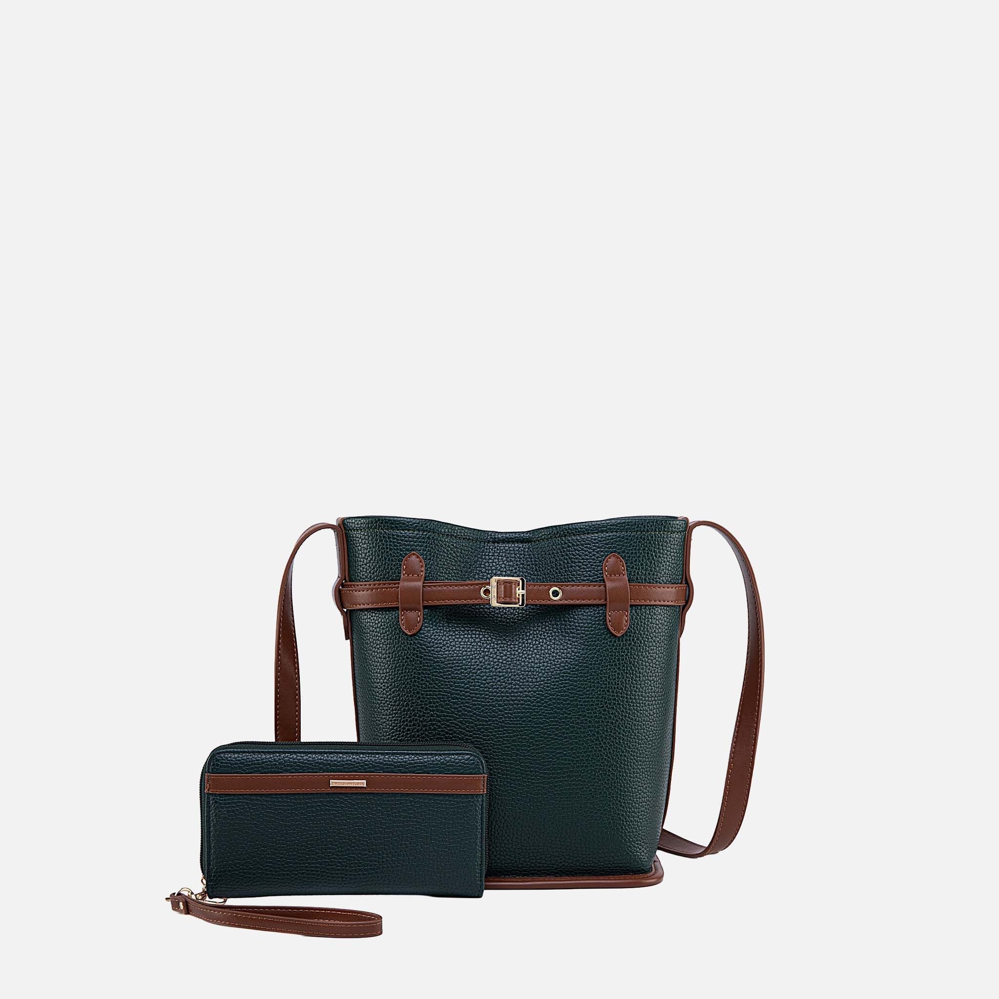 Odette Bucket Bag with Wallet - Image 10