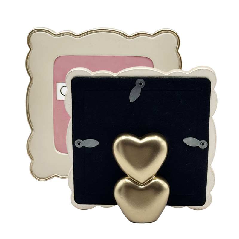 Off‑White Tabletop Frame with Gold Bumblebee Accents - Image 23