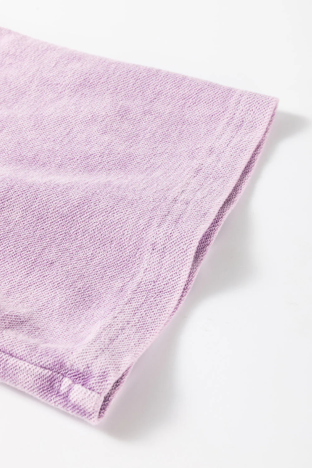 Orchid Petal Mineral Wash Drop Sleeve Patchwork Plus Tee - Image 6
