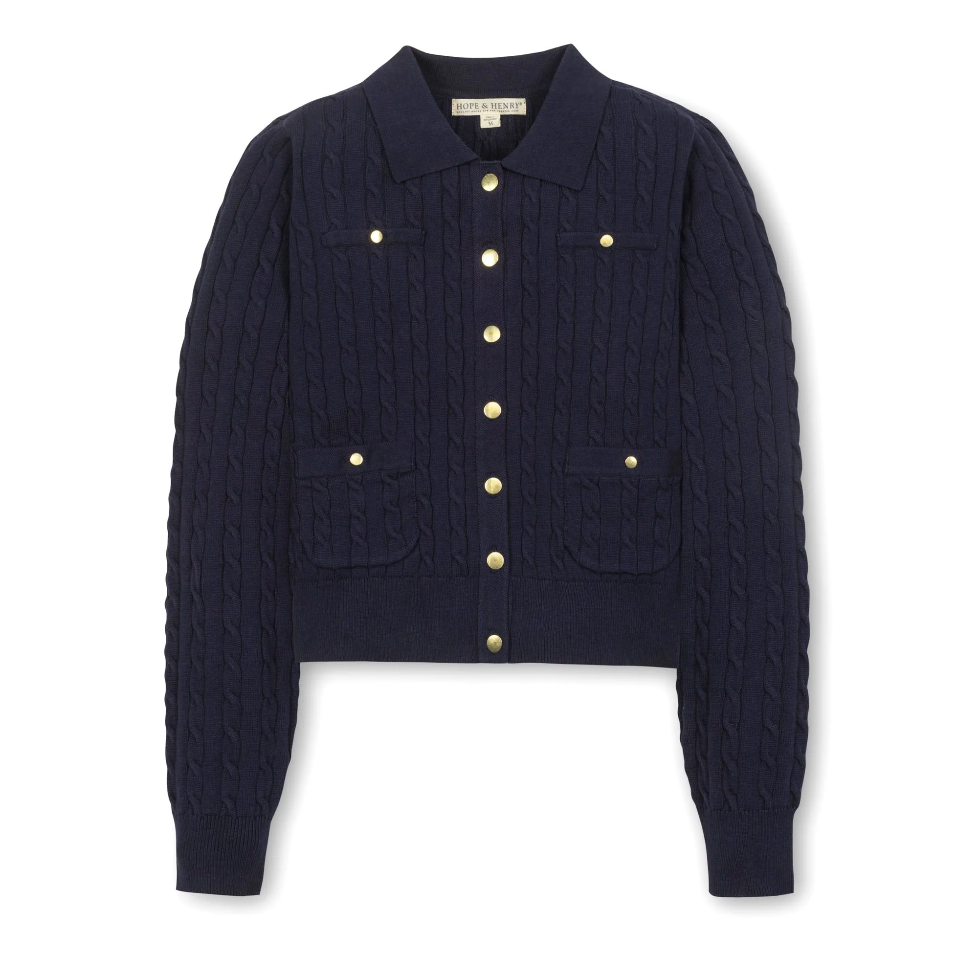 Organic Collared Cardigan - Image 3