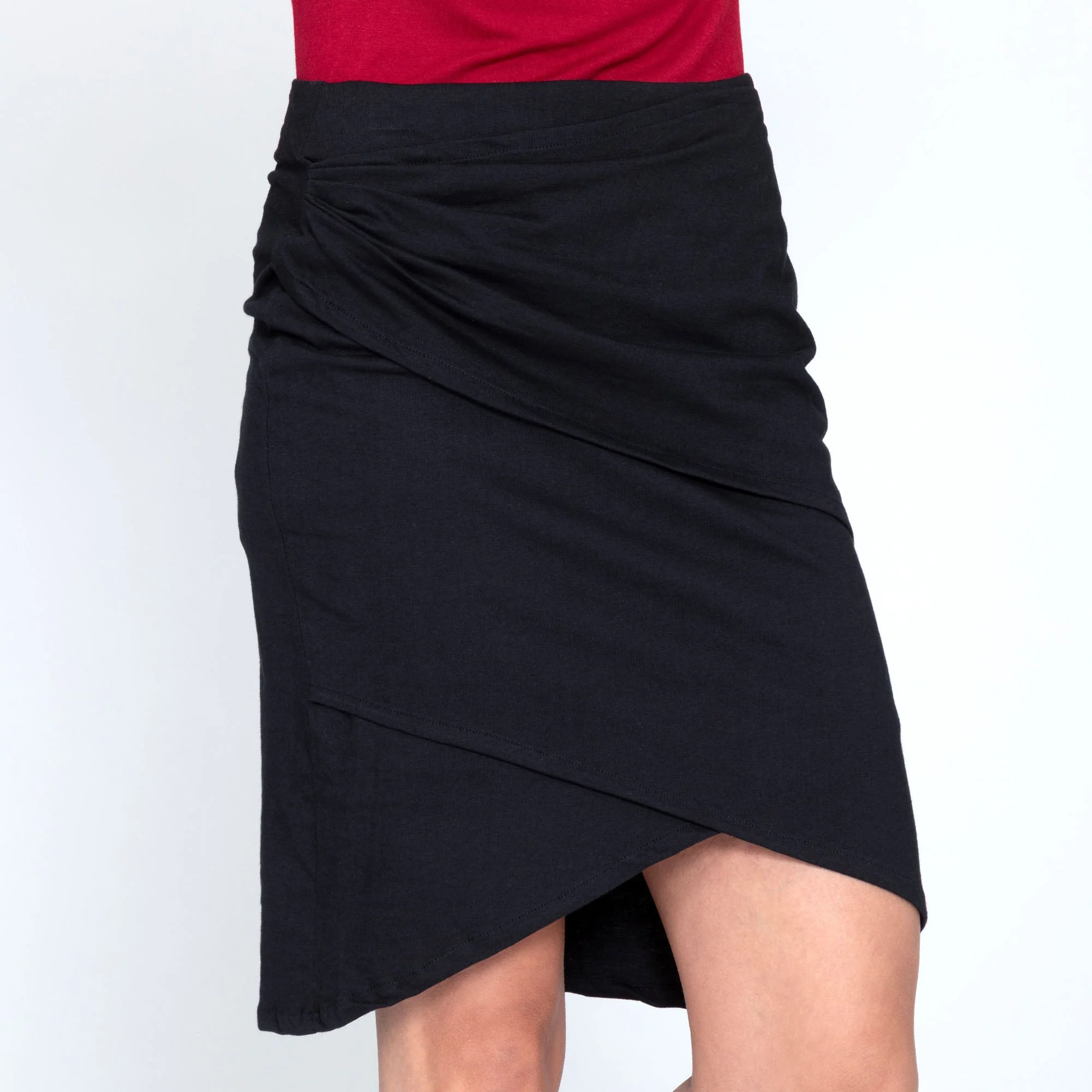 Organic Layered Pencil Skirt - Image 3