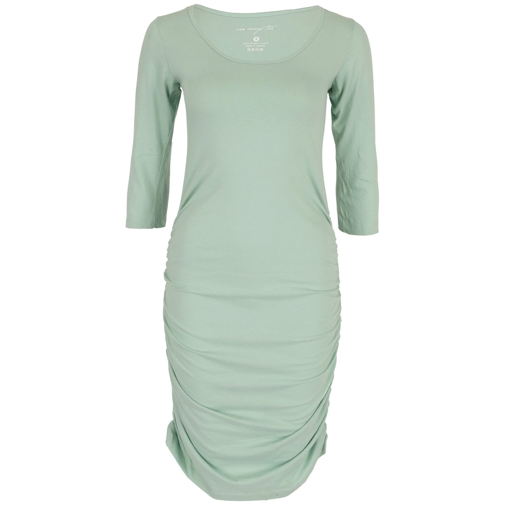 Organic Shirred Tunic Dress - Image 3